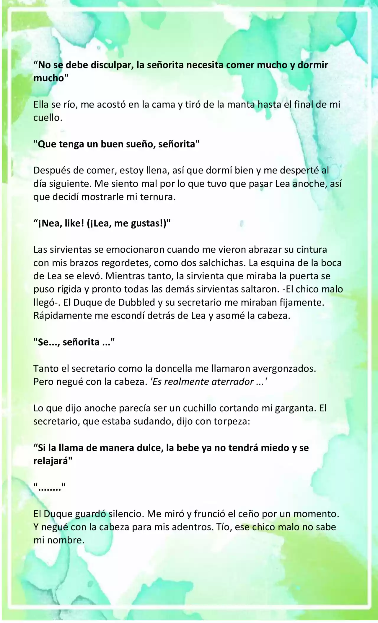LA BEBE QUE CRIA UN VILLANO (Novela) - Capítulo 4 - Página 5 - LectorTMOo
