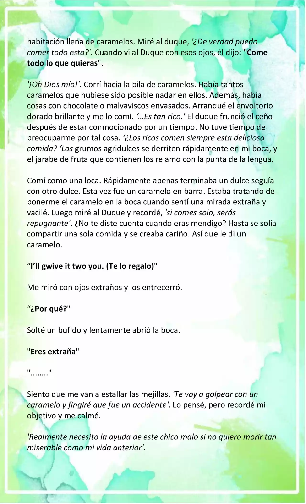 LA BEBE QUE CRIA UN VILLANO (Novela) - Capítulo 4 - Página 7 - LectorTMOo