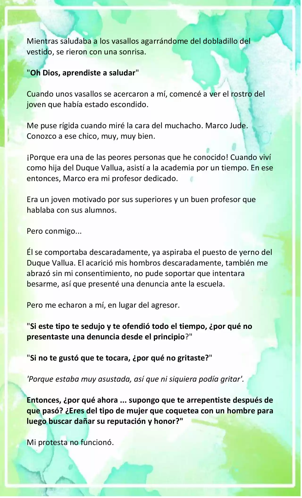 LA BEBE QUE CRIA UN VILLANO (Novela) - Capítulo 5 - Página 6 - LectorTMOo