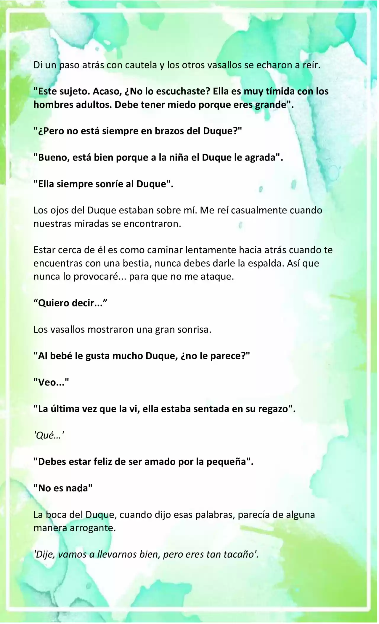 LA BEBE QUE CRIA UN VILLANO (Novela) - Capítulo 6 - Página 5 - LectorTMOo
