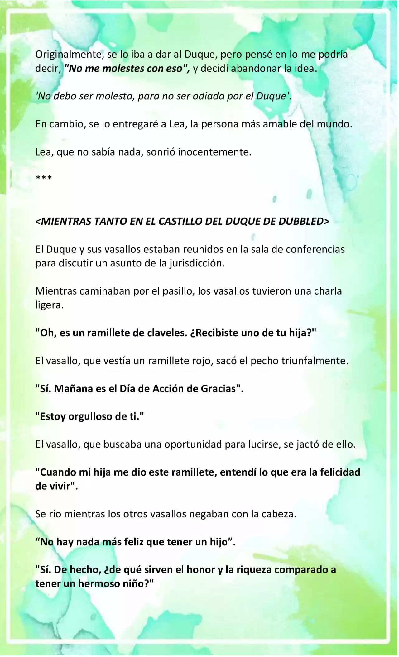 LA BEBE QUE CRIA UN VILLANO (Novela) - Capítulo 6 - Página 9 - LectorTMOo