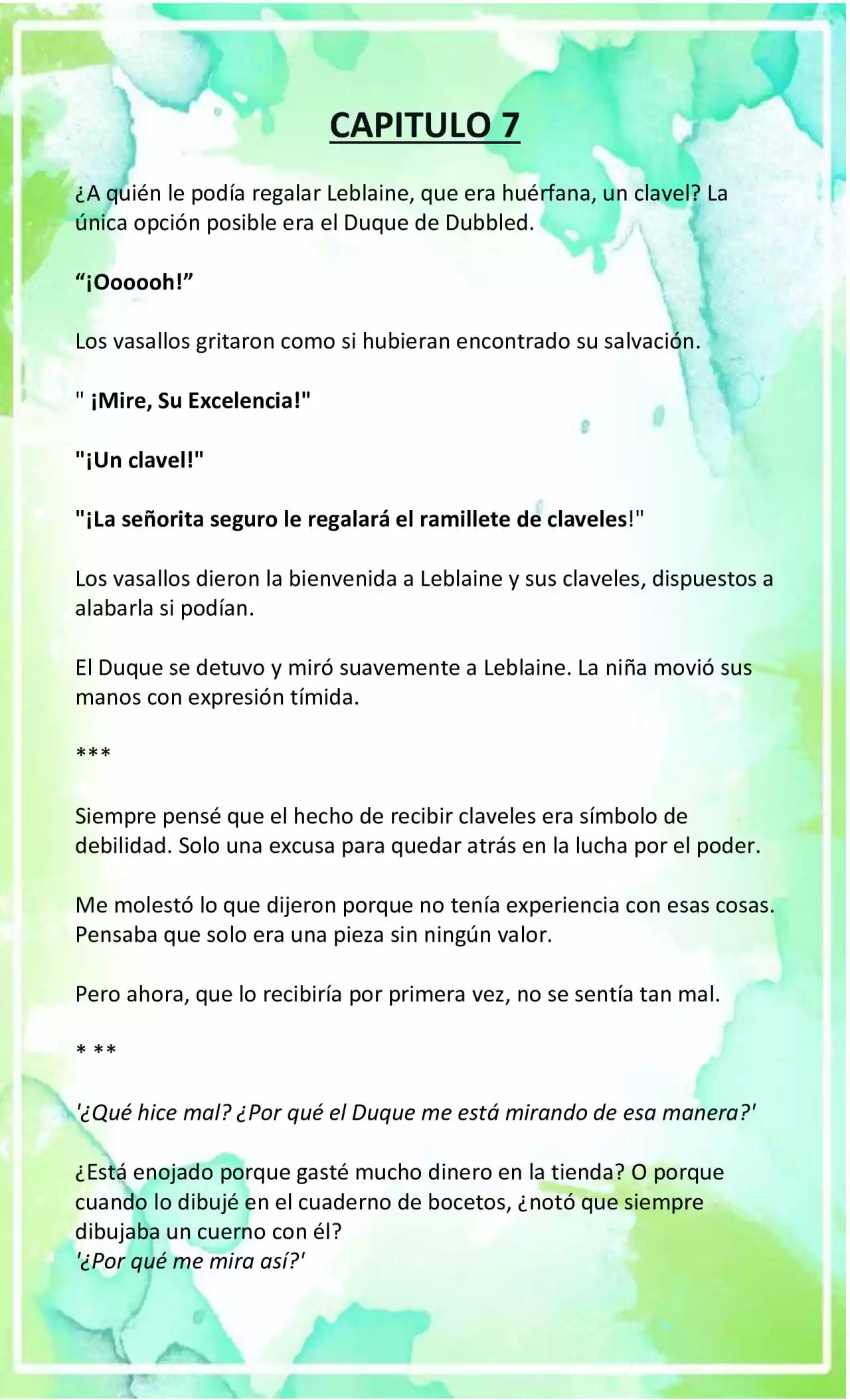 LA BEBE QUE CRIA UN VILLANO (Novela) - Capítulo 7 - Página 3 - LectorTMOo