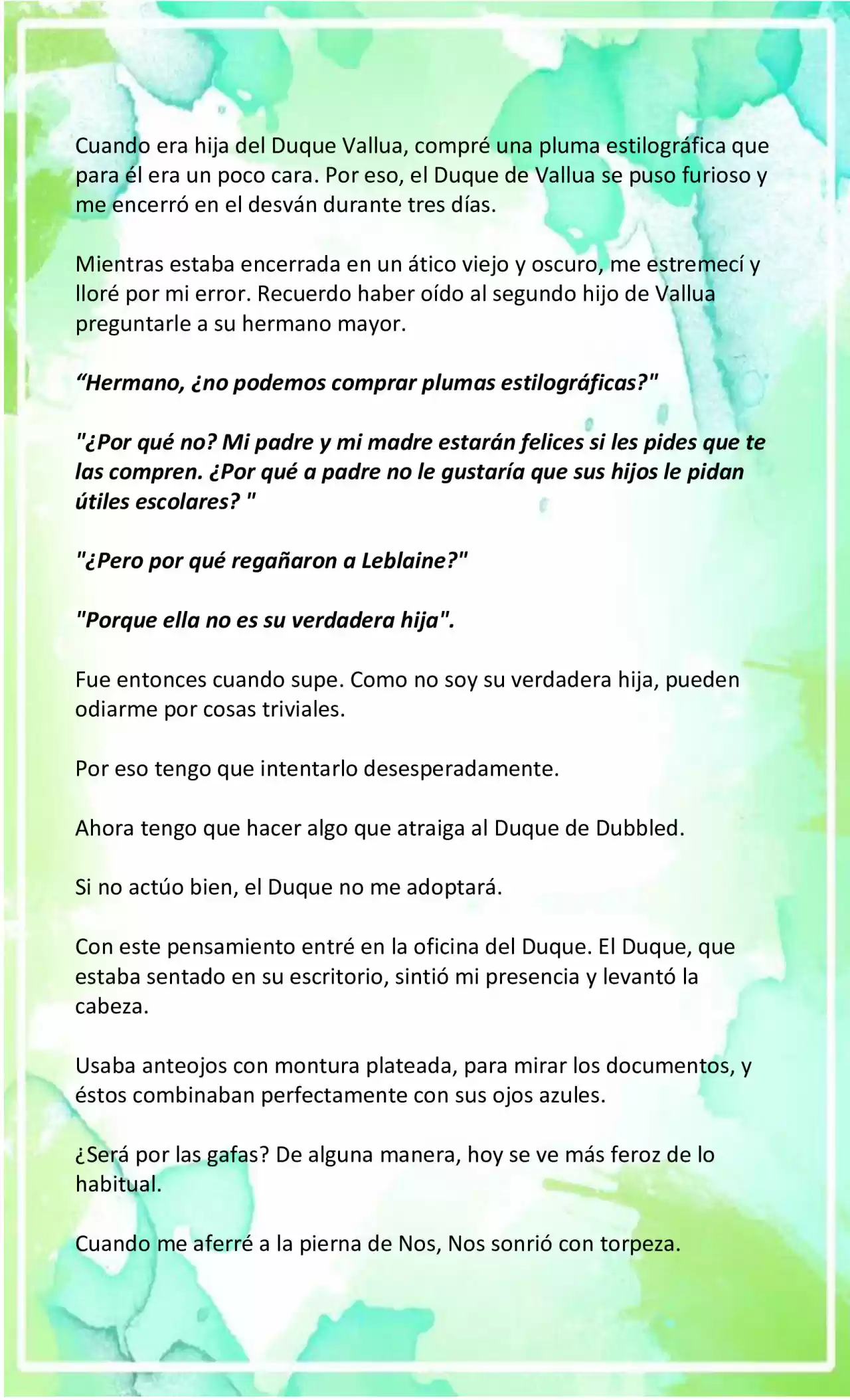 LA BEBE QUE CRIA UN VILLANO (Novela) - Capítulo 7 - Página 9 - LectorTMOo