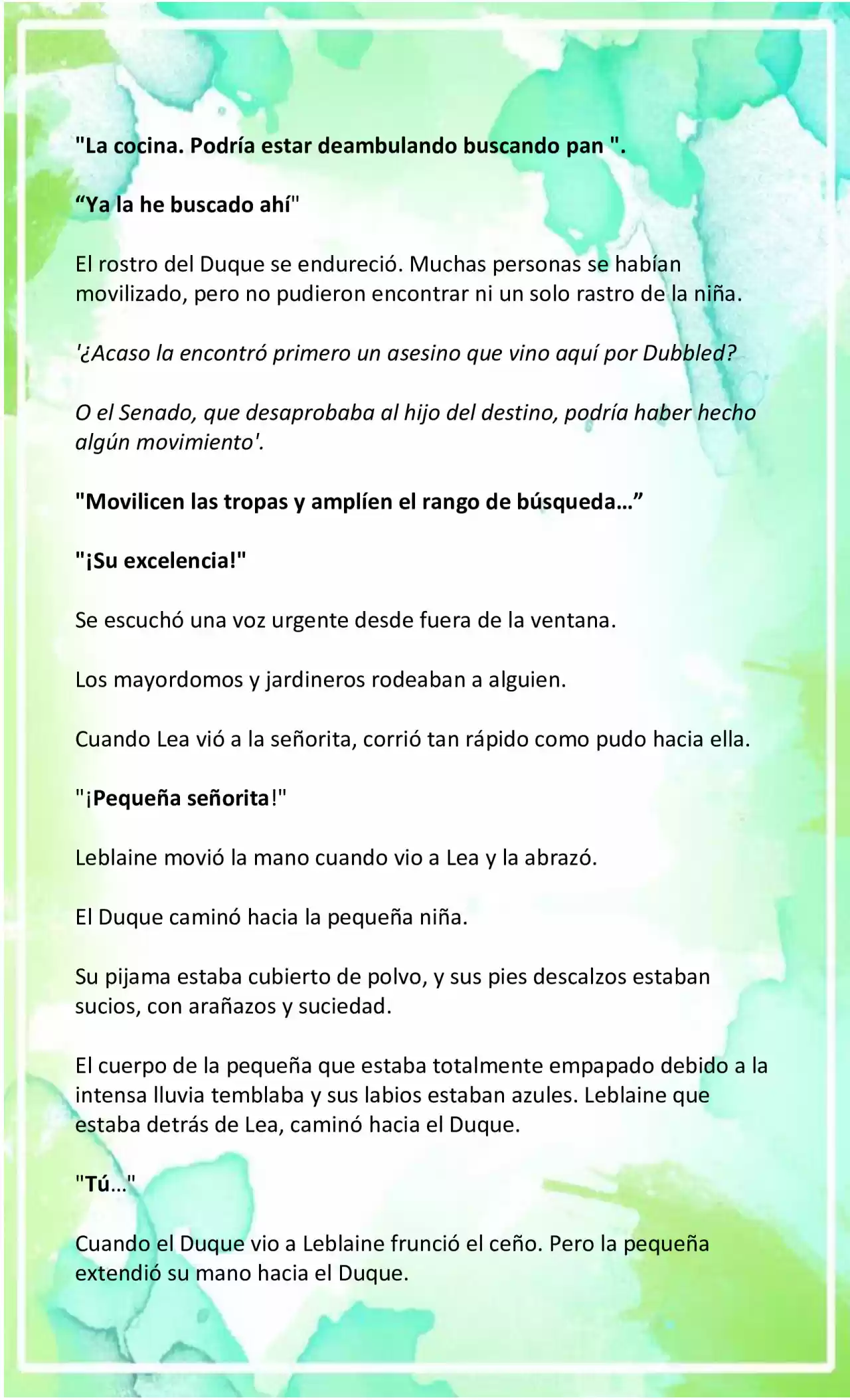 LA BEBE QUE CRIA UN VILLANO (Novela) - Capítulo 8 - Página 8 - LectorTMOo