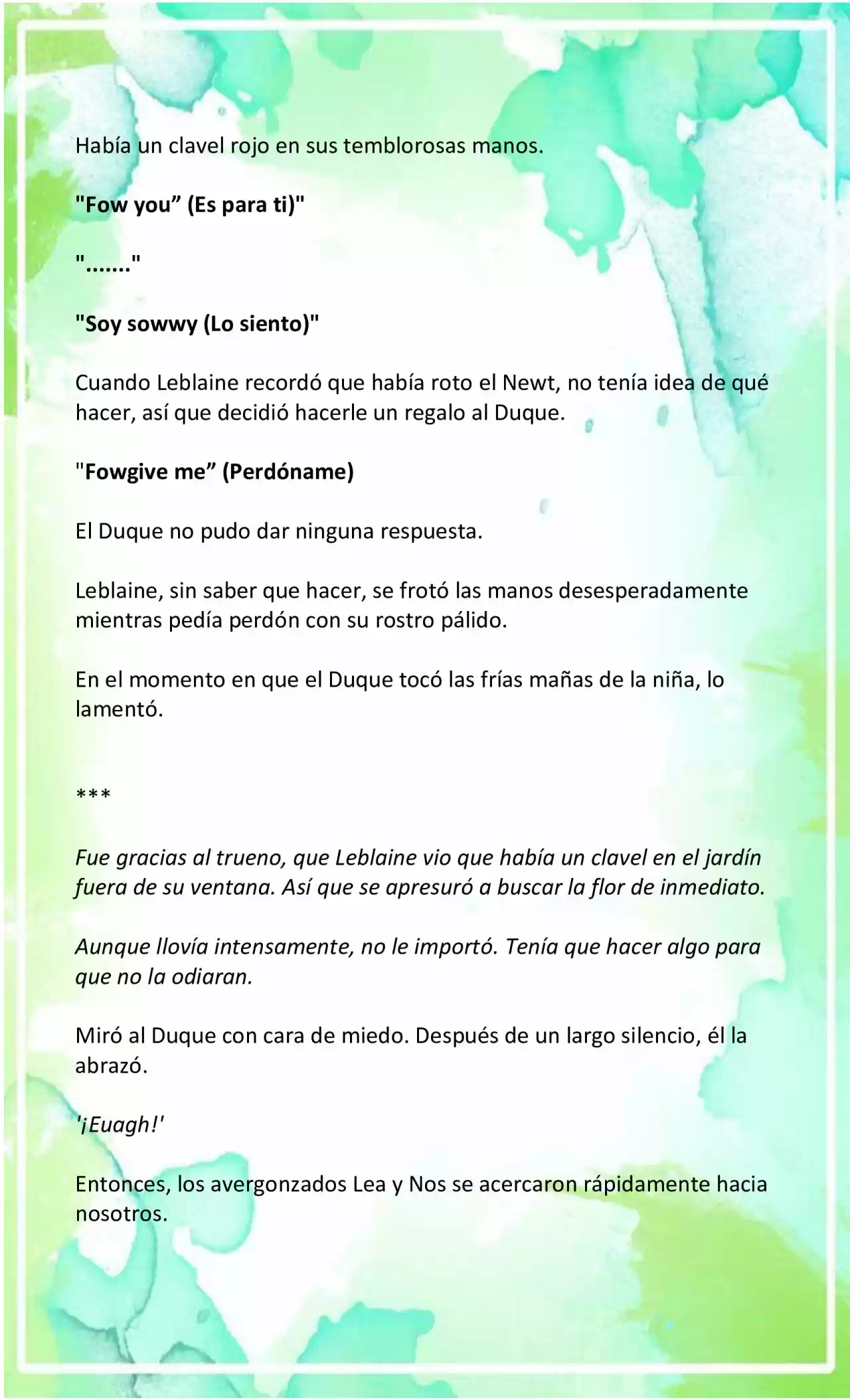 LA BEBE QUE CRIA UN VILLANO (Novela) - Capítulo 8 - Página 9 - LectorTMOo