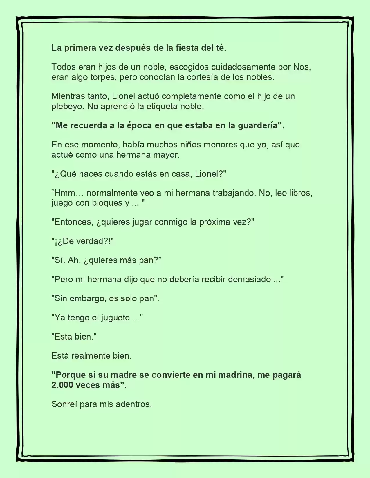 LA BEBE QUE CRIA UN VILLANO (Novela) - Capítulo 89 - Página 3 - LectorTMOo