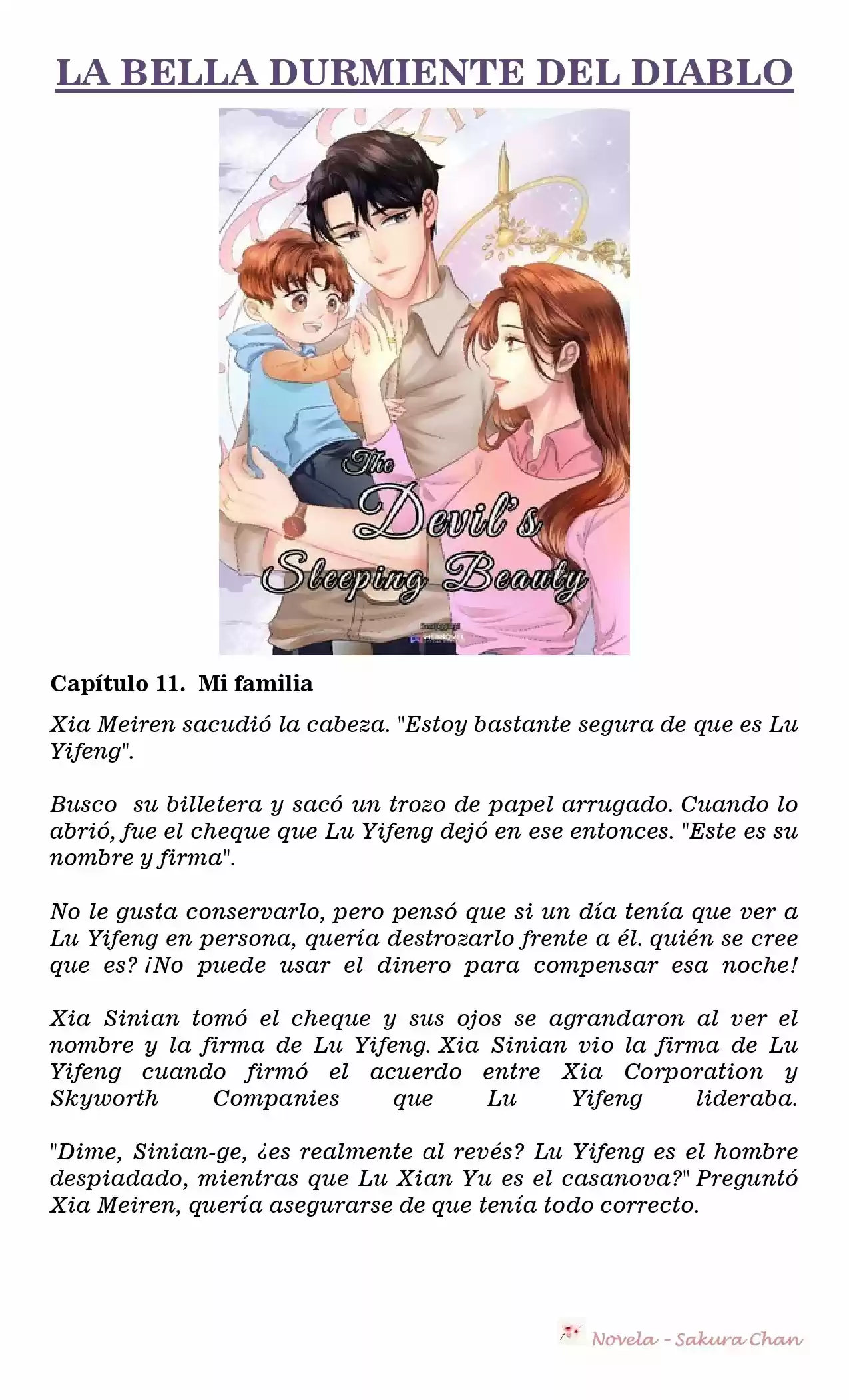 La Bella Durmiente Del Diablo (Libro 1) (Novela) - Capítulo 11 - Página 1 - LectorTMOo