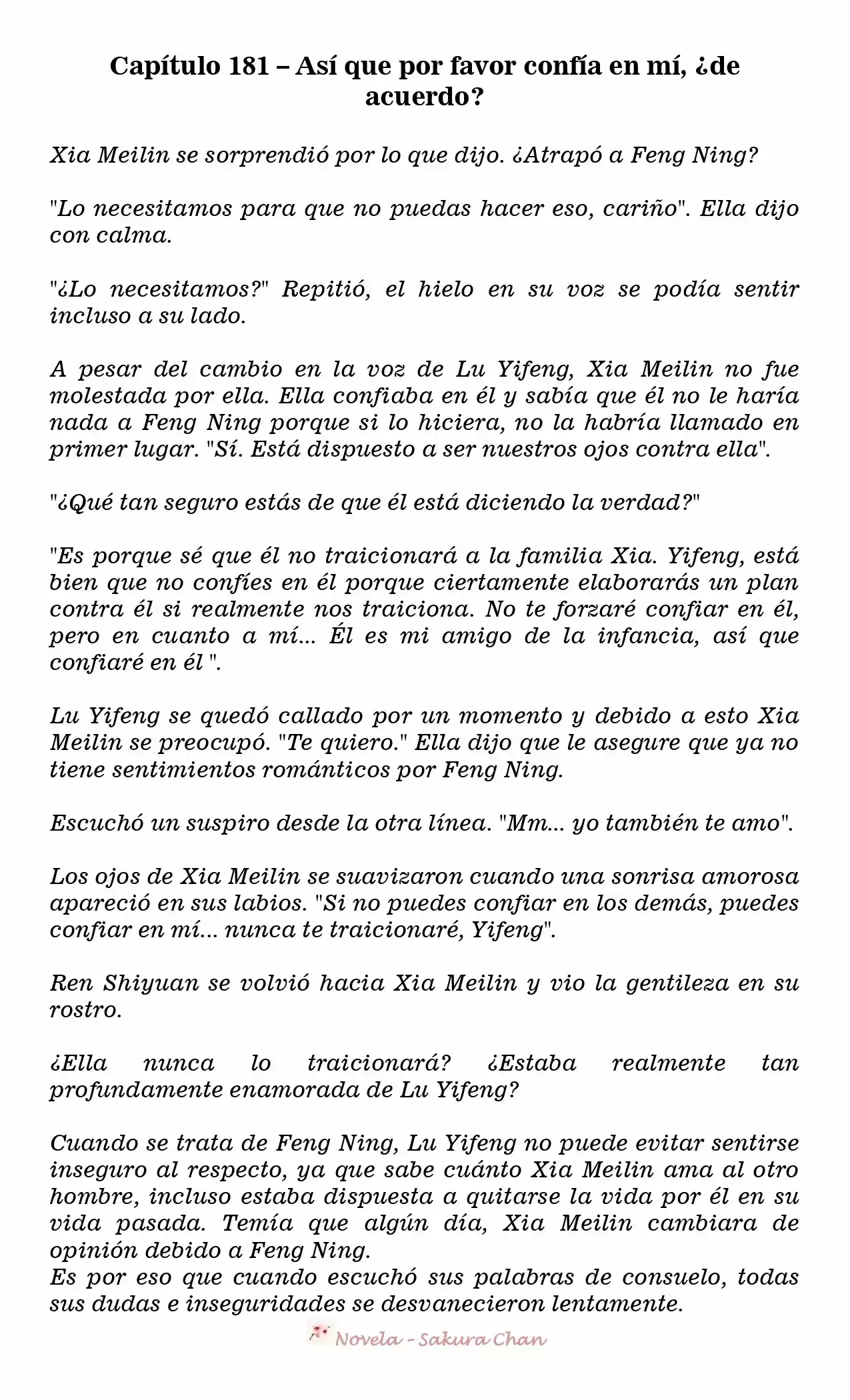La Bella Durmiente Del Diablo (Libro 1) (Novela) - Capítulo 181 - Página 6 - LectorTMOo