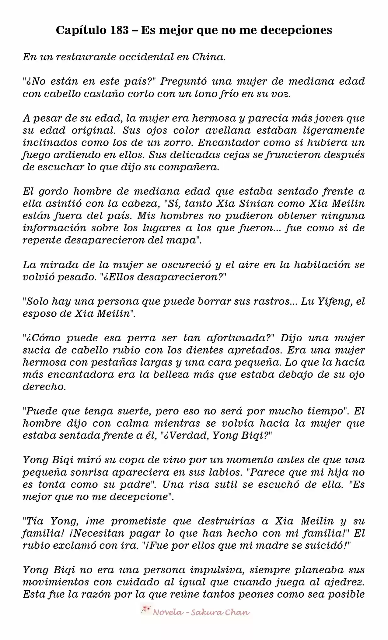 La Bella Durmiente Del Diablo (Libro 1) (Novela) - Capítulo 183 - Página 4 - LectorTMOo