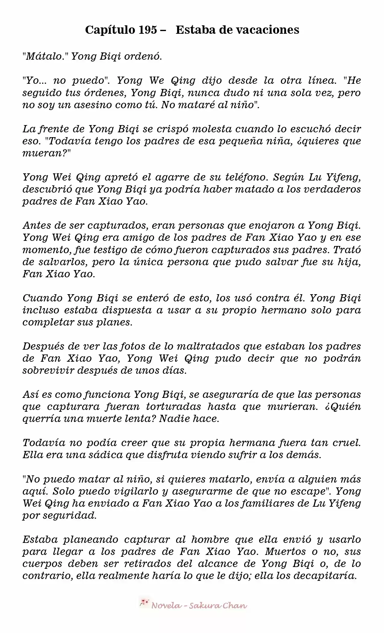 La Bella Durmiente Del Diablo (Libro 1) (Novela) - Capítulo 195 - Página 6 - LectorTMOo