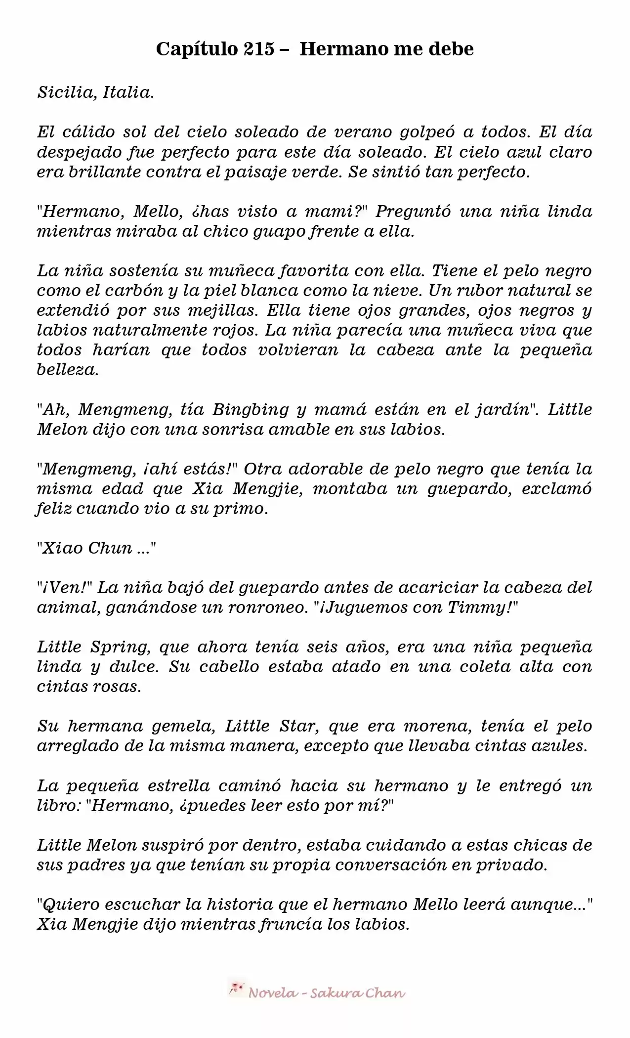 La Bella Durmiente Del Diablo (Libro 1) (Novela) - Capítulo 215 - Página 3 - LectorTMOo