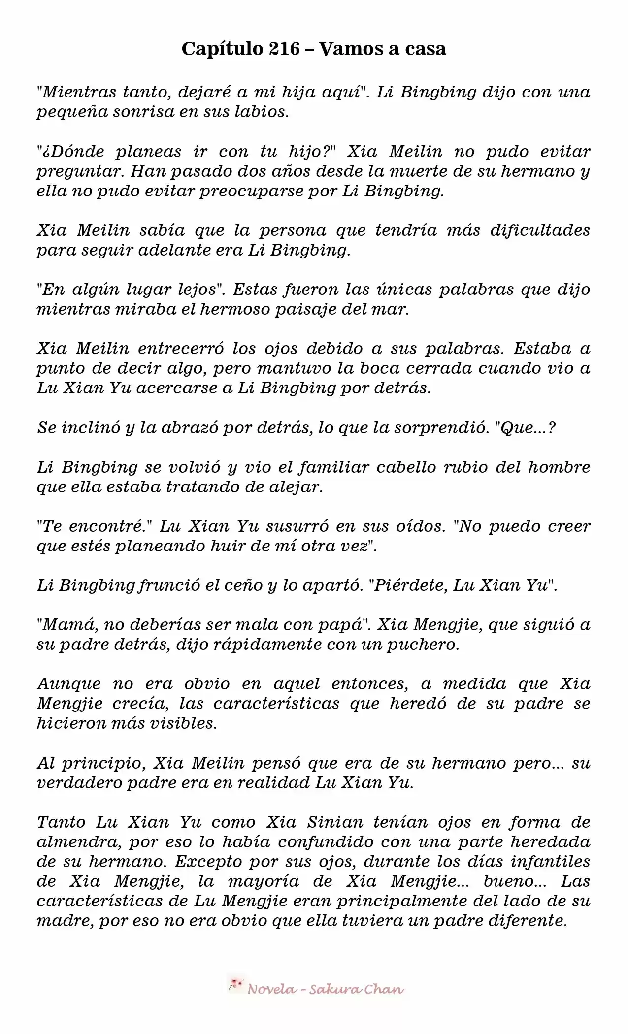 La Bella Durmiente Del Diablo (Libro 1) (Novela) - Capítulo 216 - Página 4 - LectorTMOo