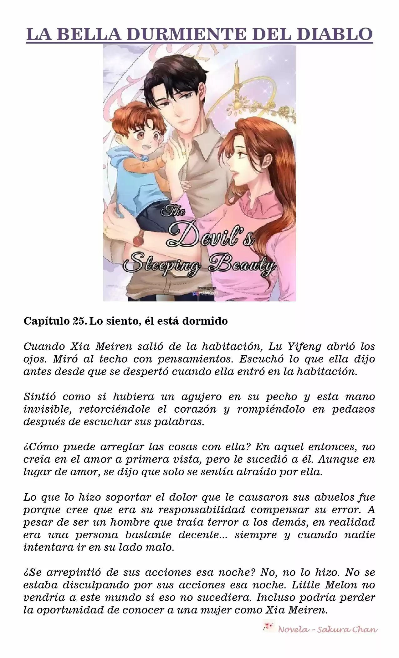 La Bella Durmiente Del Diablo (Libro 1) (Novela) - Capítulo 25 - Página 1 - LectorTMOo