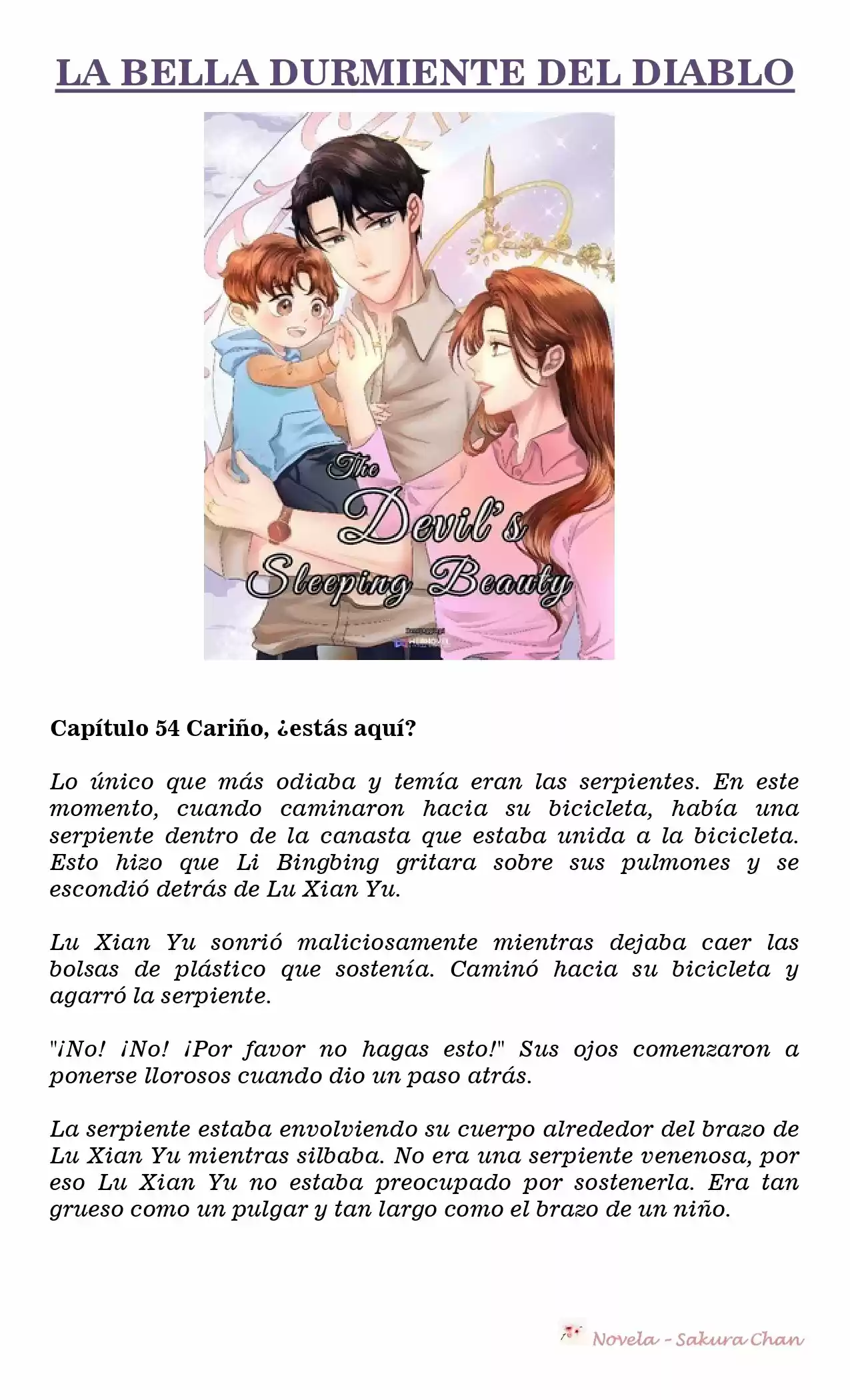 La Bella Durmiente Del Diablo (Libro 1) (Novela) - Capítulo 54 - Página 1 - LectorTMOo