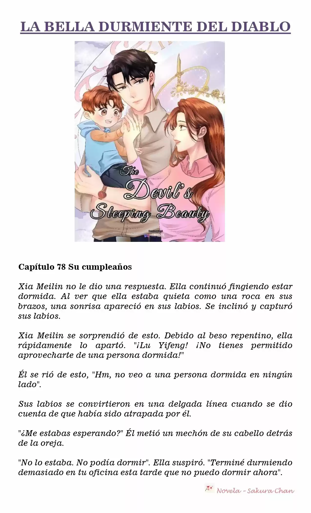 La Bella Durmiente Del Diablo (Libro 1) (Novela) - Capítulo 78 - Página 1 - LectorTMOo