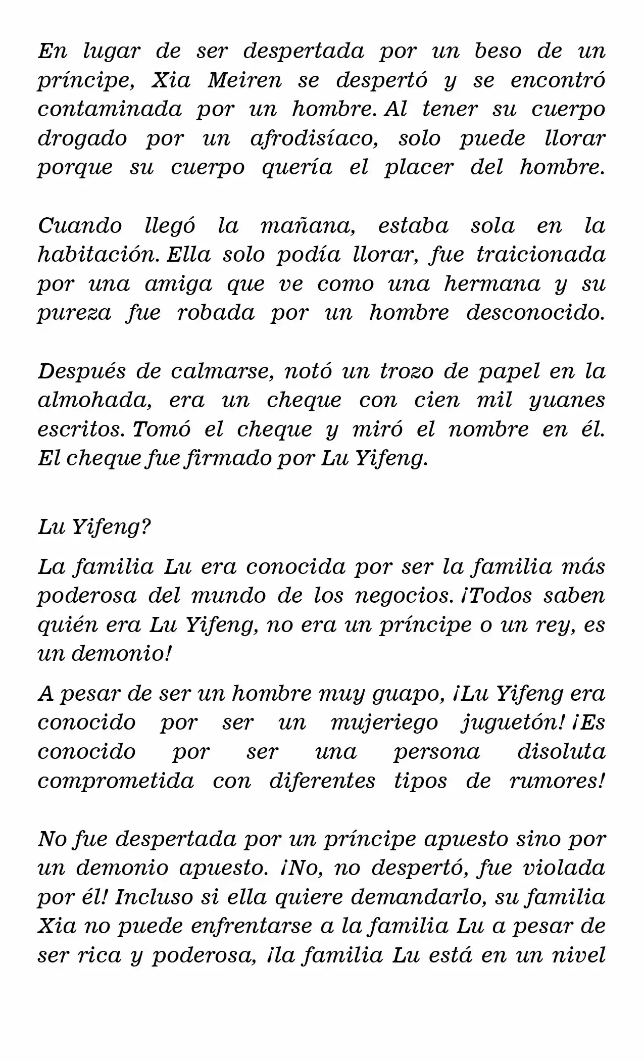 La Bella Durmiente Del Diablo (Novela) - Capítulo - Página 3 - LectorTMOo