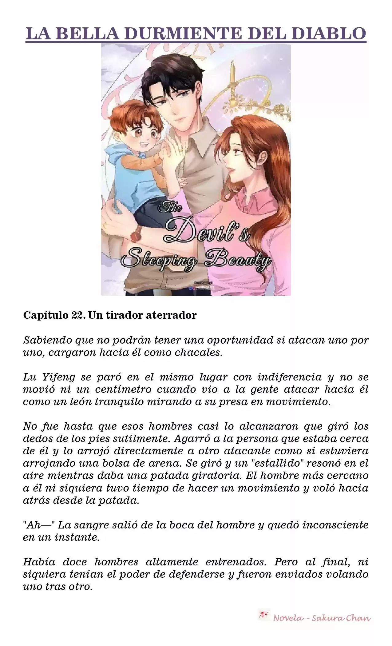 La Bella Durmiente Del Diablo (Novela) - Capítulo 22 - Página 1 - LectorTMOo
