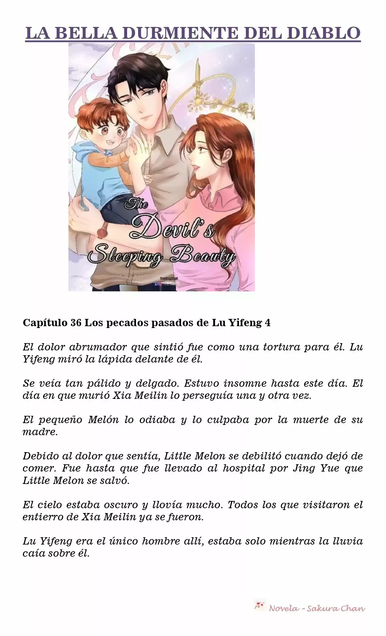 La Bella Durmiente Del Diablo (Novela) - Capítulo 36 - Página 1 - LectorTMOo