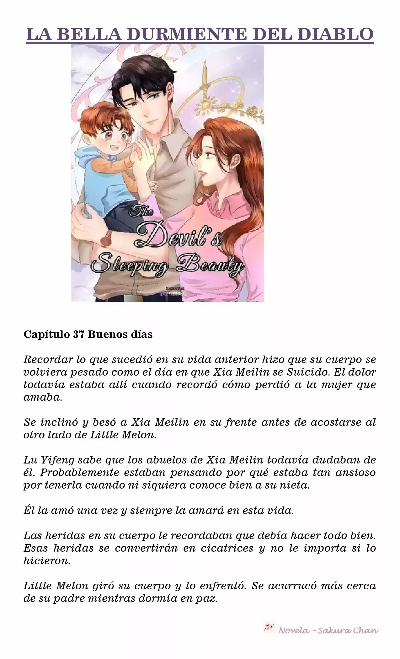La Bella Durmiente Del Diablo (Novela) - Capítulo 37 - Página 1 - LectorTMOo