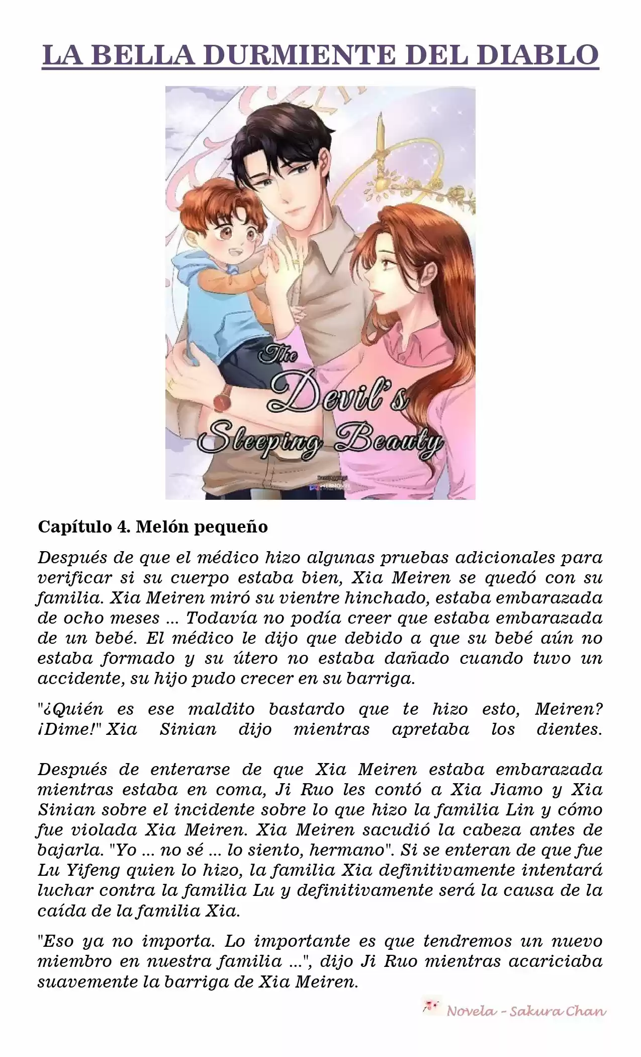 La Bella Durmiente Del Diablo (Novela) - Capítulo 4 - Página 1 - LectorTMOo