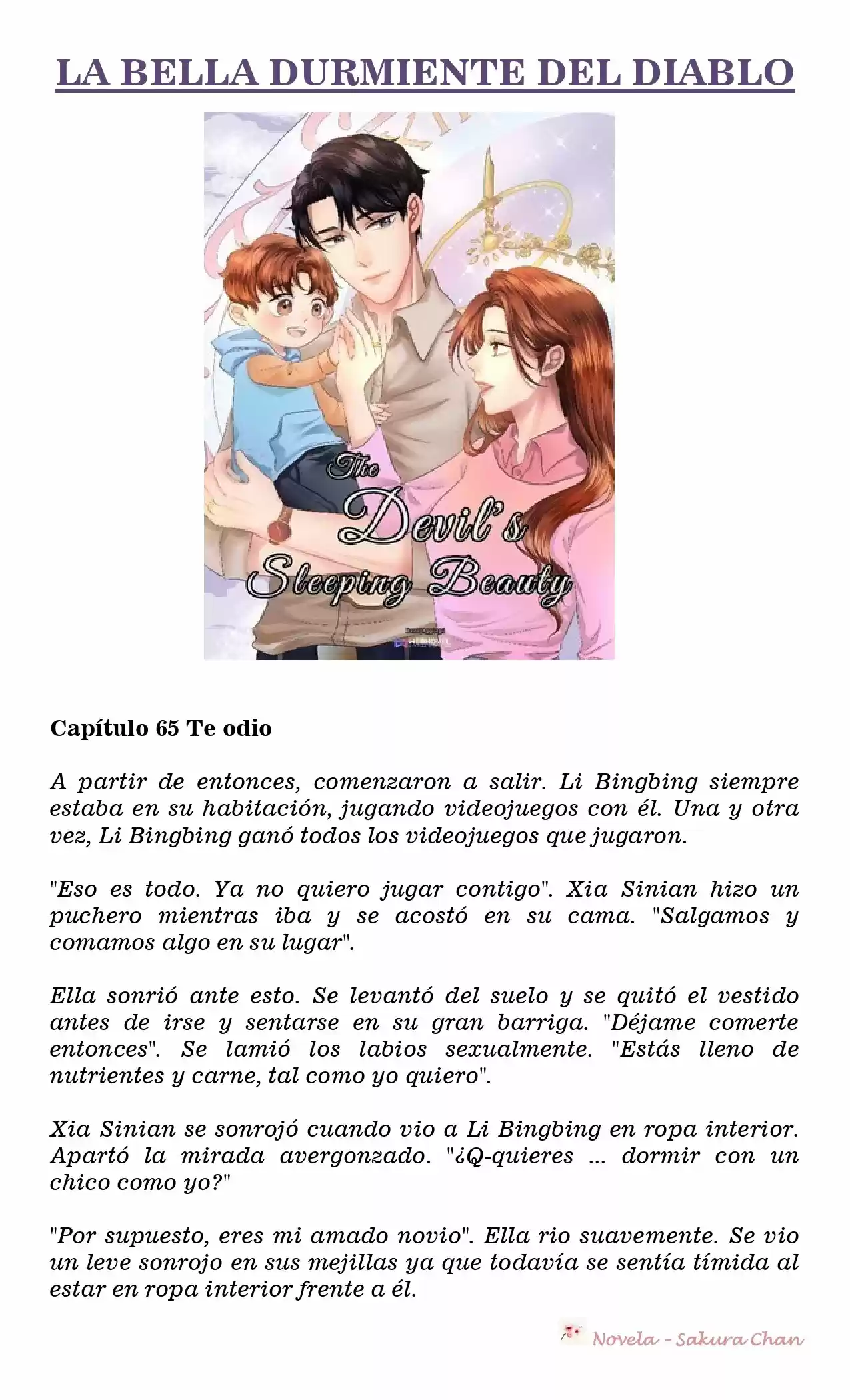La Bella Durmiente Del Diablo (Novela) - Capítulo 65 - Página 1 - LectorTMOo