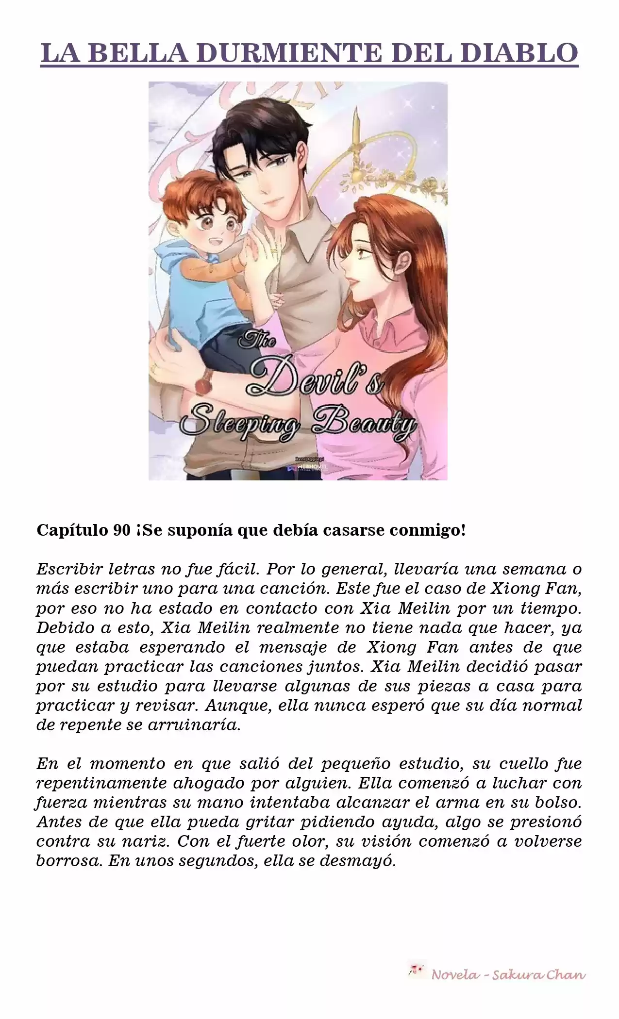 La Bella Durmiente Del Diablo (Novela) - Capítulo 90 - Página 1 - LectorTMOo