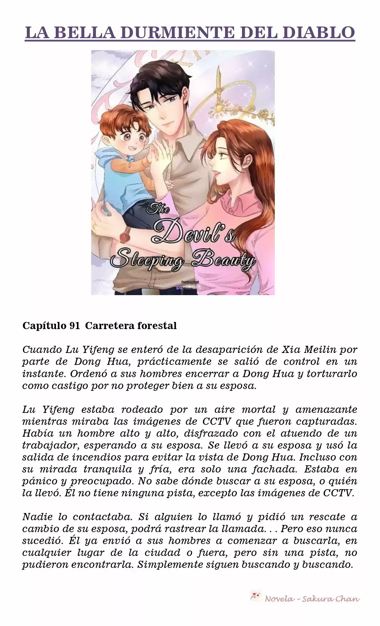 La Bella Durmiente Del Diablo (Novela) - Capítulo 91 - Página 1 - LectorTMOo