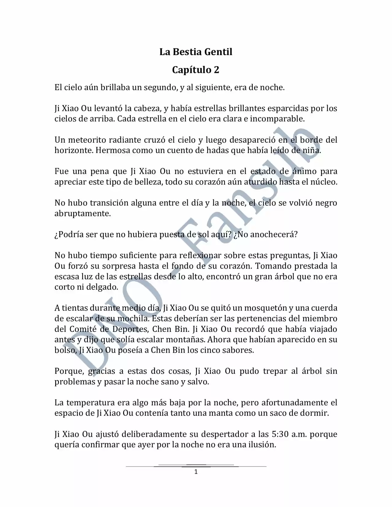 La Bestia Gentil (Novela) - Capítulo 2 - Página 2 - LectorTMOo
