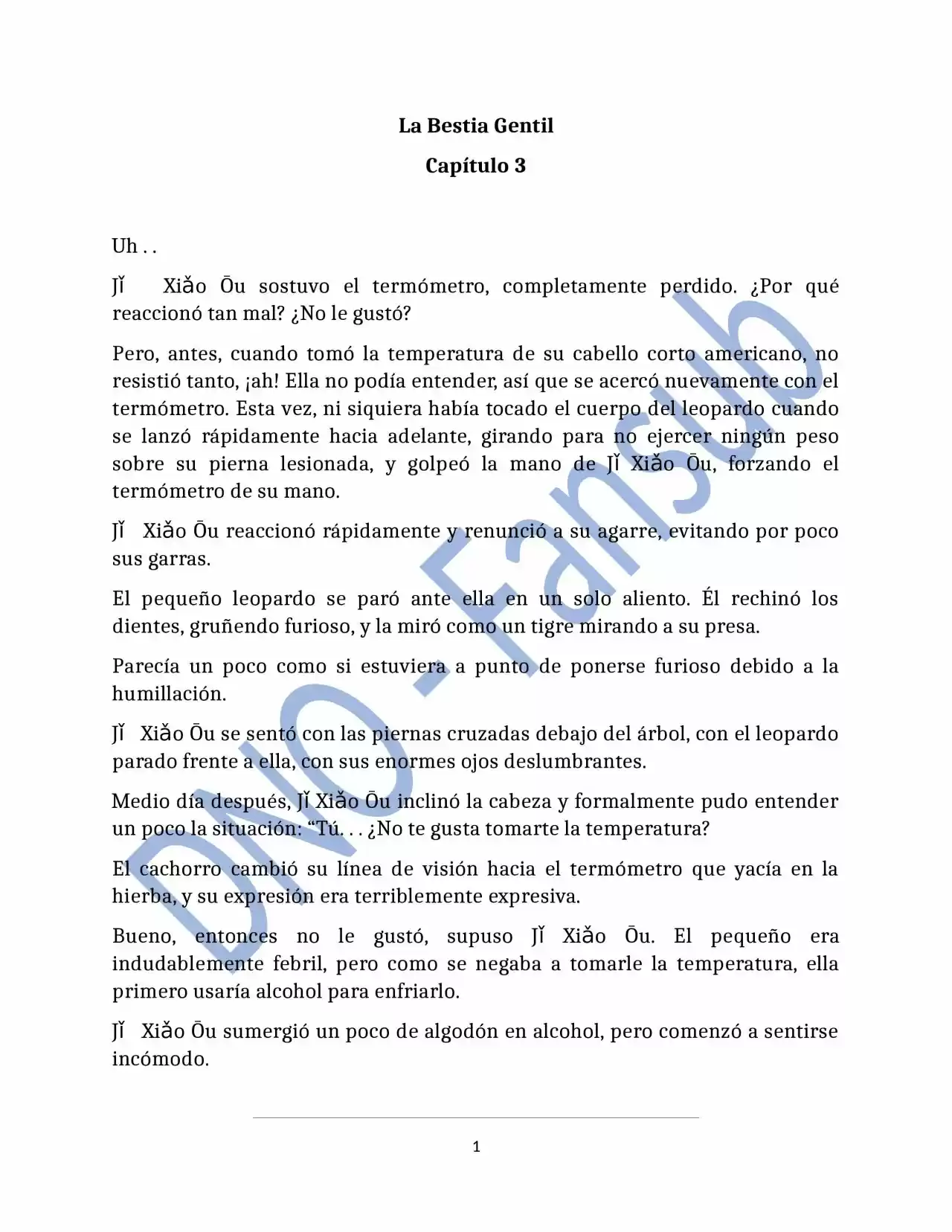 La Bestia Gentil (Novela) - Capítulo 3 - Página 2 - LectorTMOo