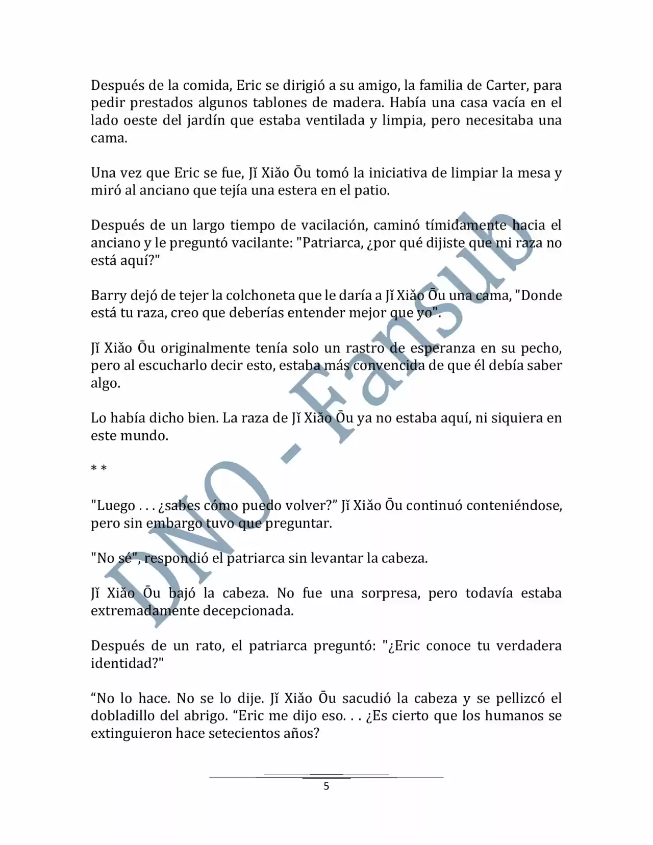 La Bestia Gentil (Novela) - Capítulo 5 - Página 6 - LectorTMOo