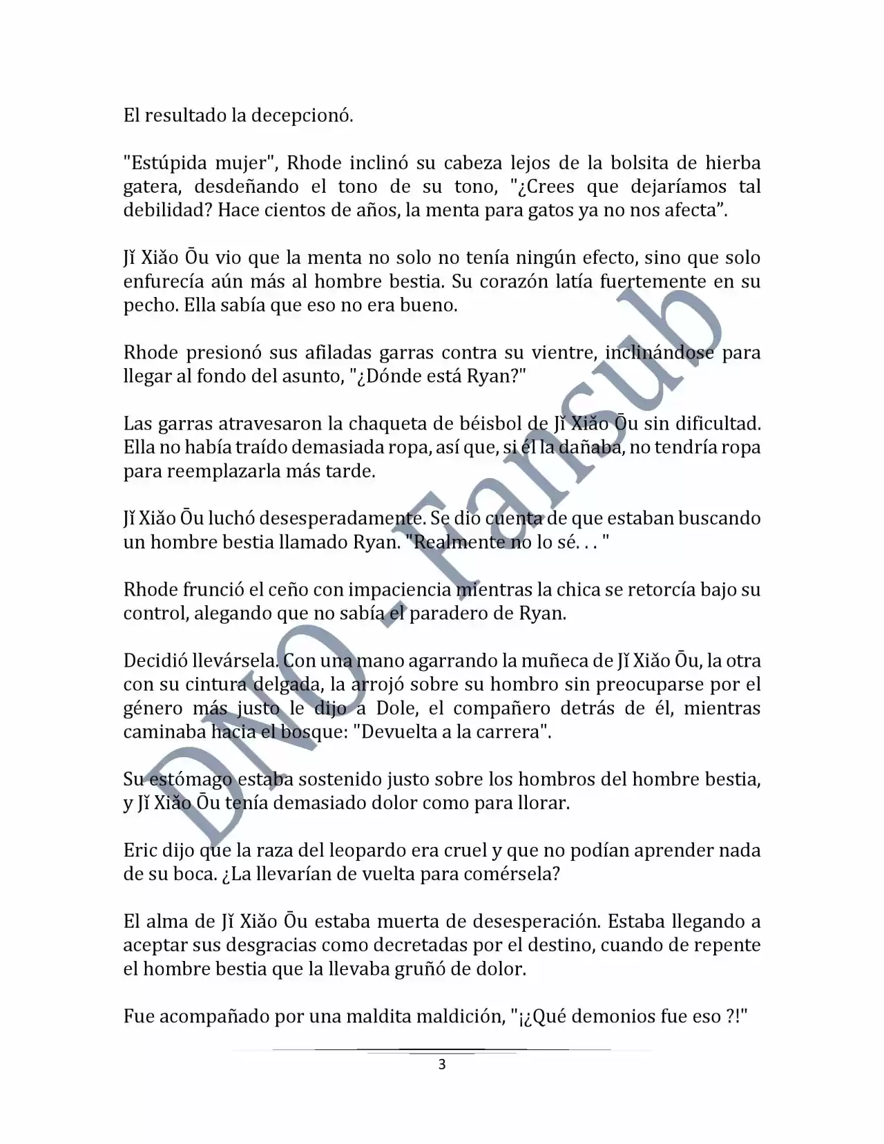 La Bestia Gentil (Novela) - Capítulo 6 - Página 4 - LectorTMOo