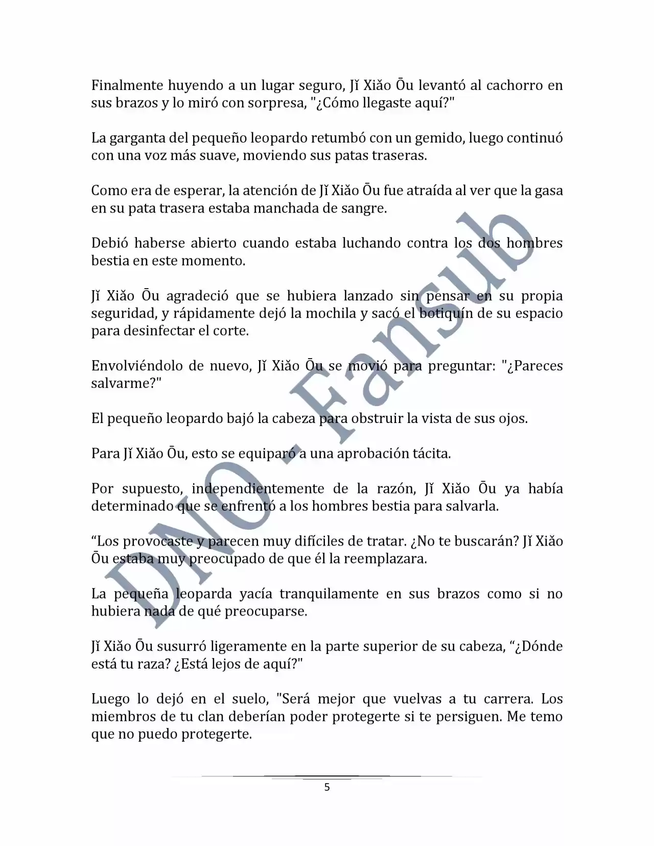 La Bestia Gentil (Novela) - Capítulo 6 - Página 6 - LectorTMOo