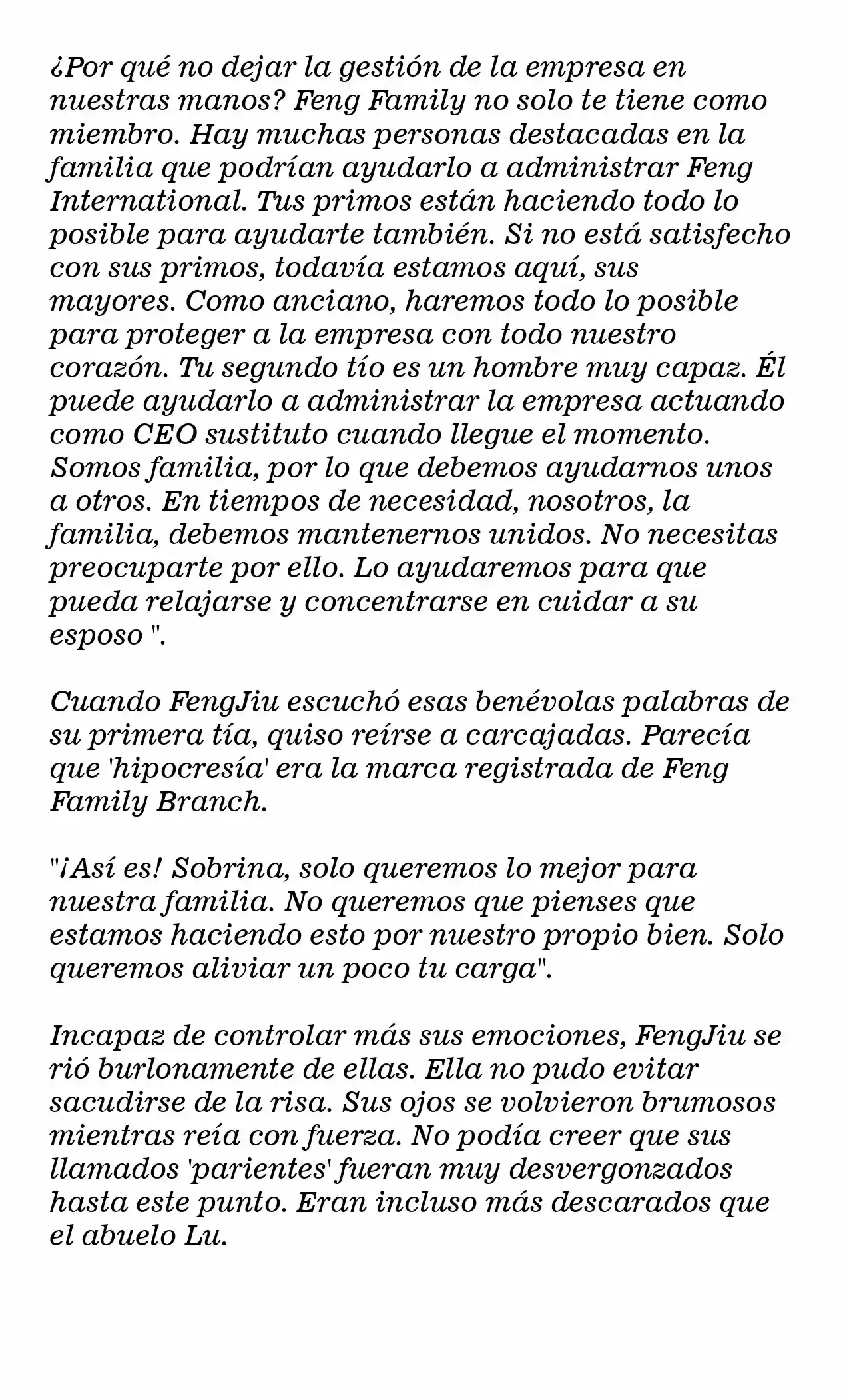 La Bruja CEO No Es Un Demonio (Novela) - Capítulo 104 - Página 3 - LectorTMOo