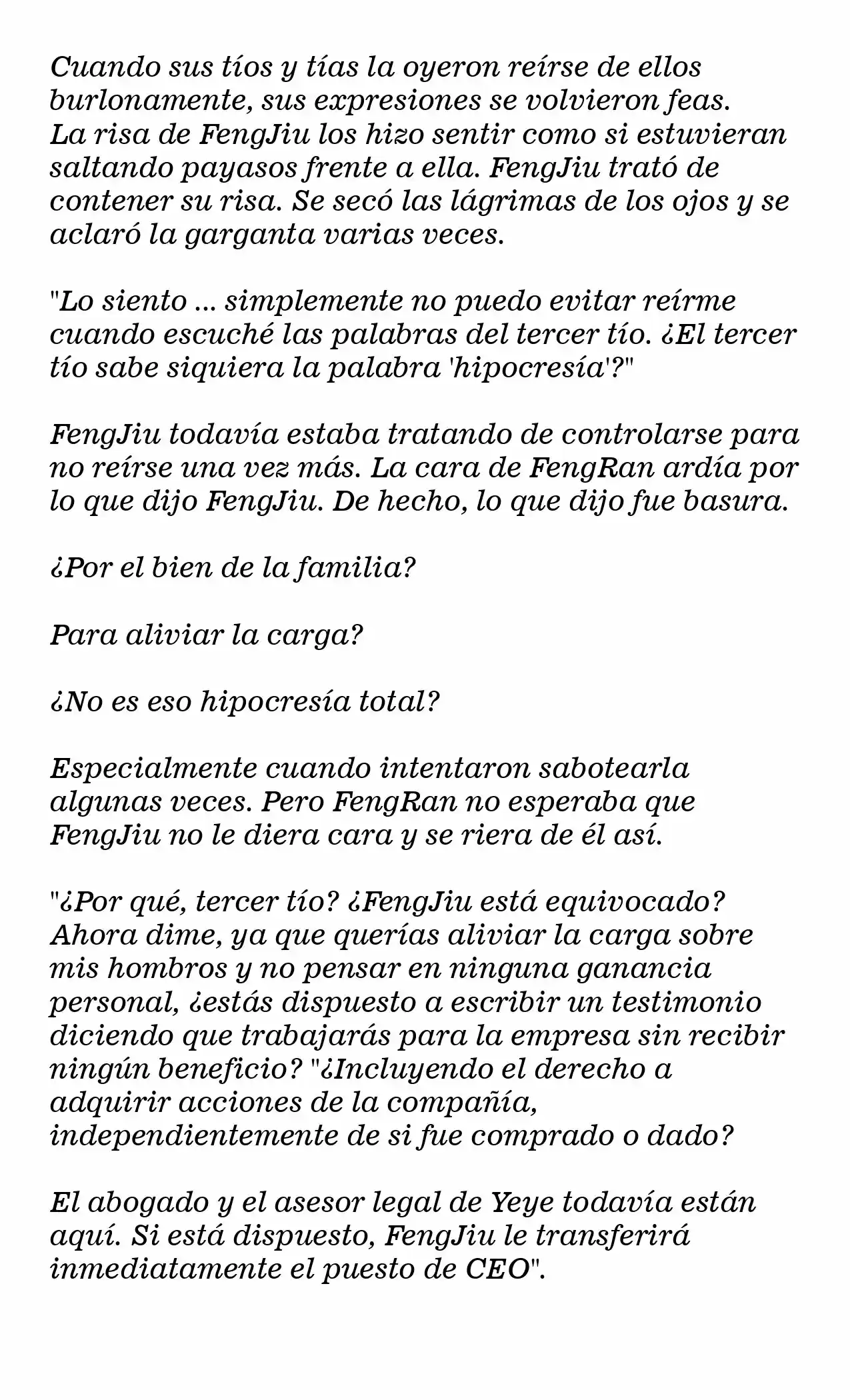 La Bruja CEO No Es Un Demonio (Novela) - Capítulo 104 - Página 4 - LectorTMOo