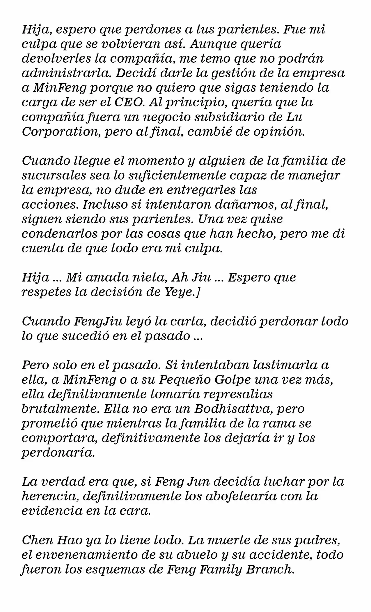 La Bruja CEO No Es Un Demonio (Novela) - Capítulo 105 - Página 4 - LectorTMOo
