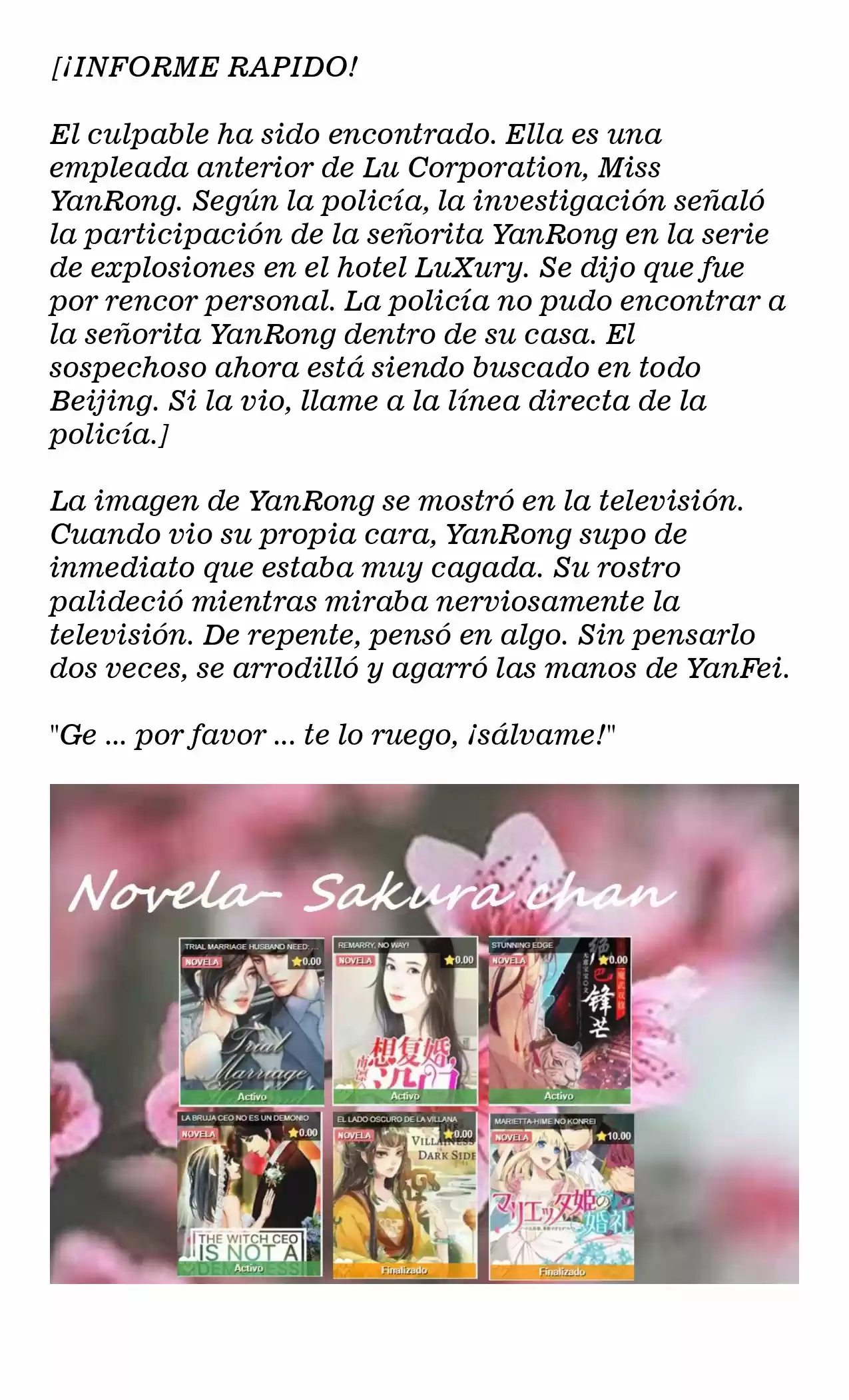 La Bruja CEO No Es Un Demonio (Novela) - Capítulo 114 - Página 8 - LectorTMOo