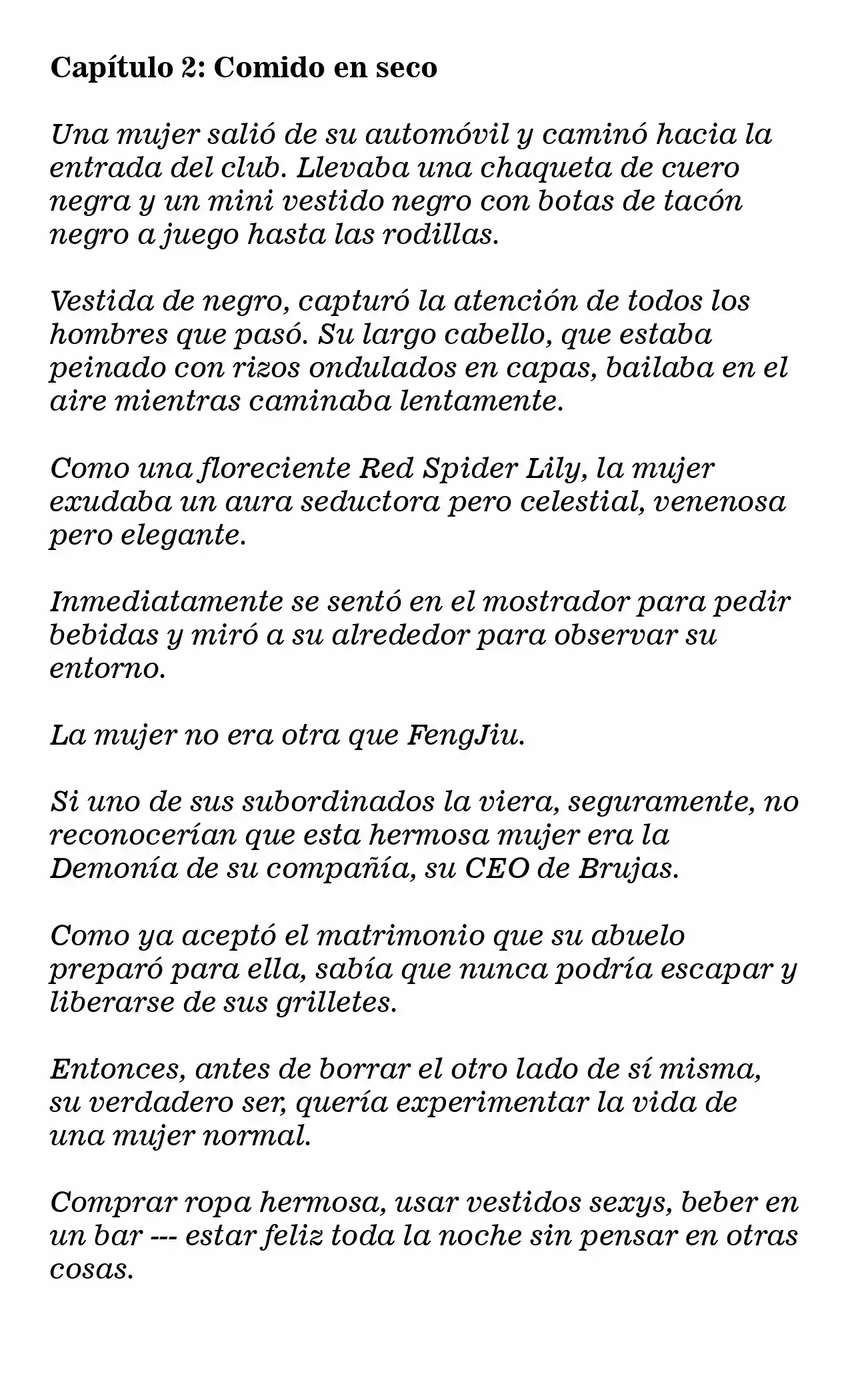 La Bruja CEO No Es Un Demonio (Novela) - Capítulo 2 - Página 2 - LectorTMOo