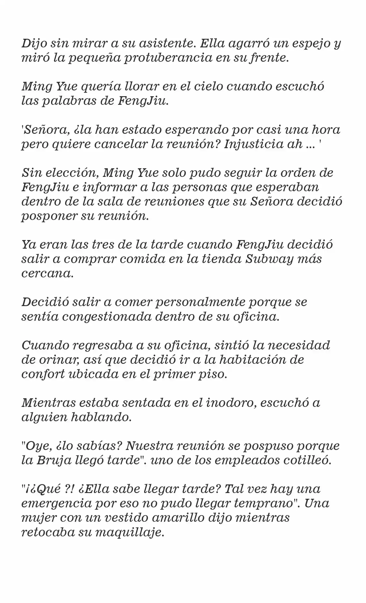 La Bruja CEO No Es Un Demonio (Novela) - Capítulo 7 - Página 9 - LectorTMOo