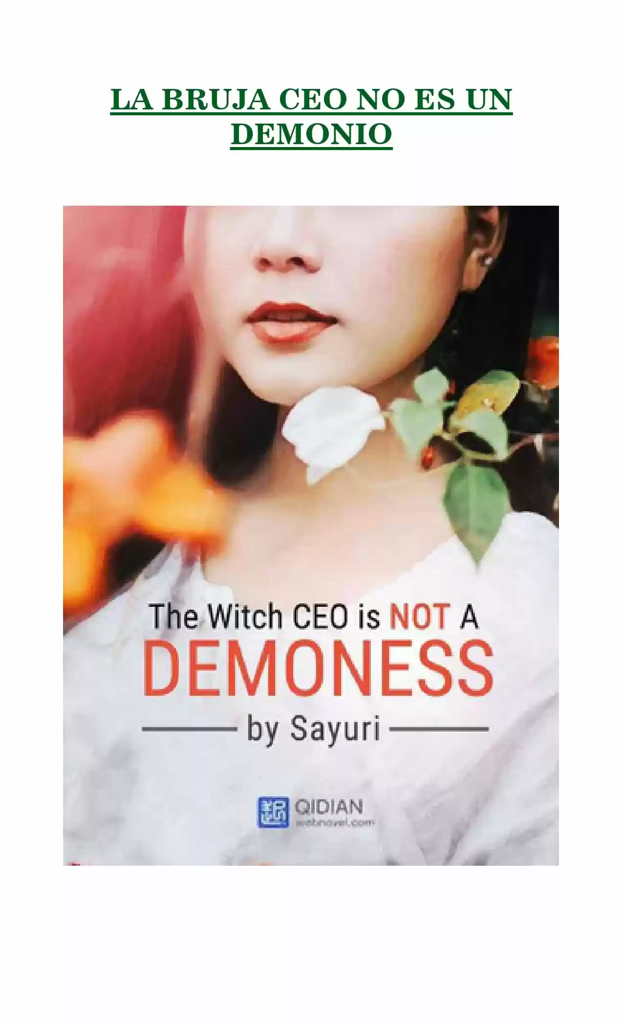 La Bruja CEO No Es Un Demonio (Novela) - Capítulo 71 - Página 1 - LectorTMOo