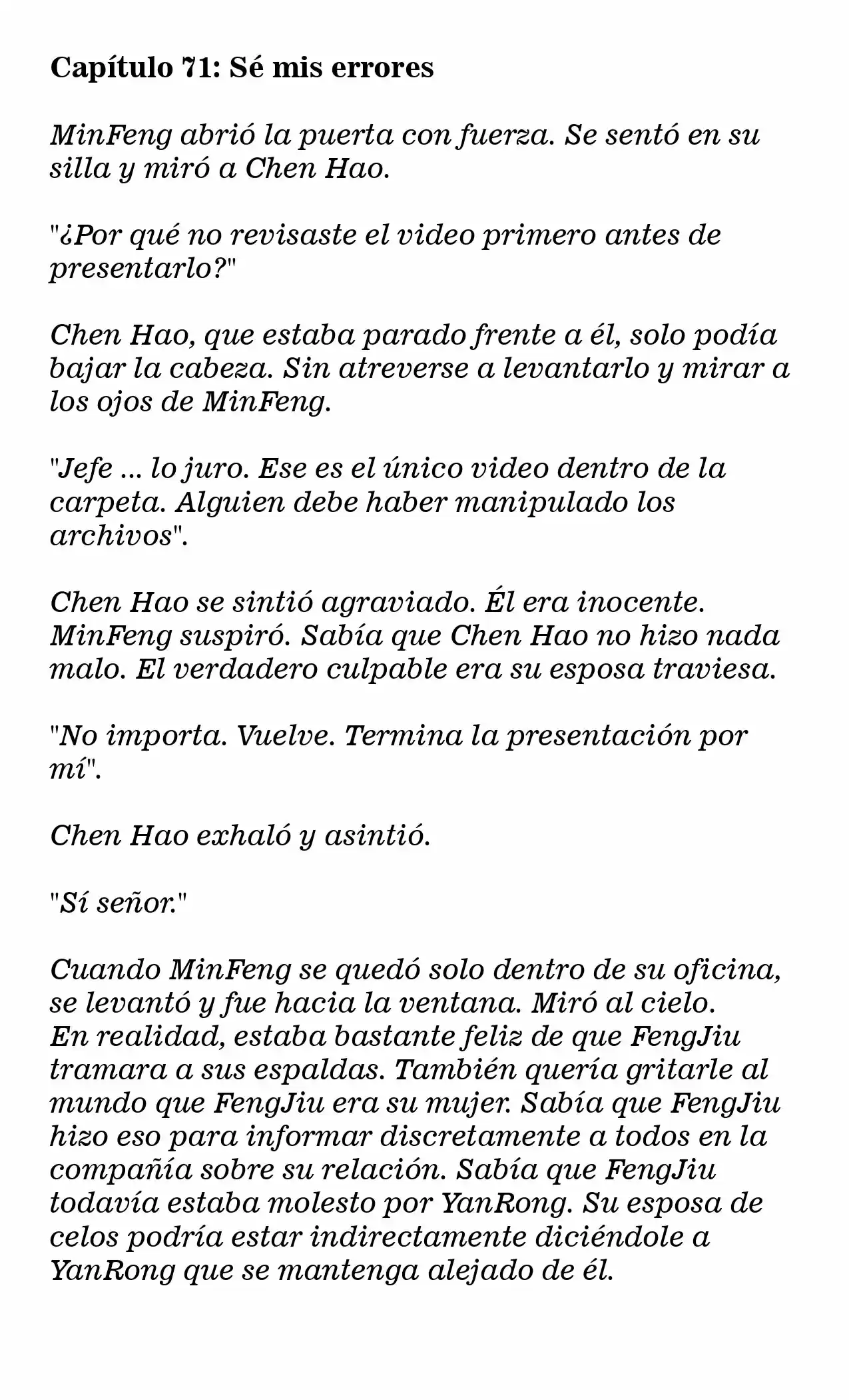 La Bruja CEO No Es Un Demonio (Novela) - Capítulo 71 - Página 2 - LectorTMOo