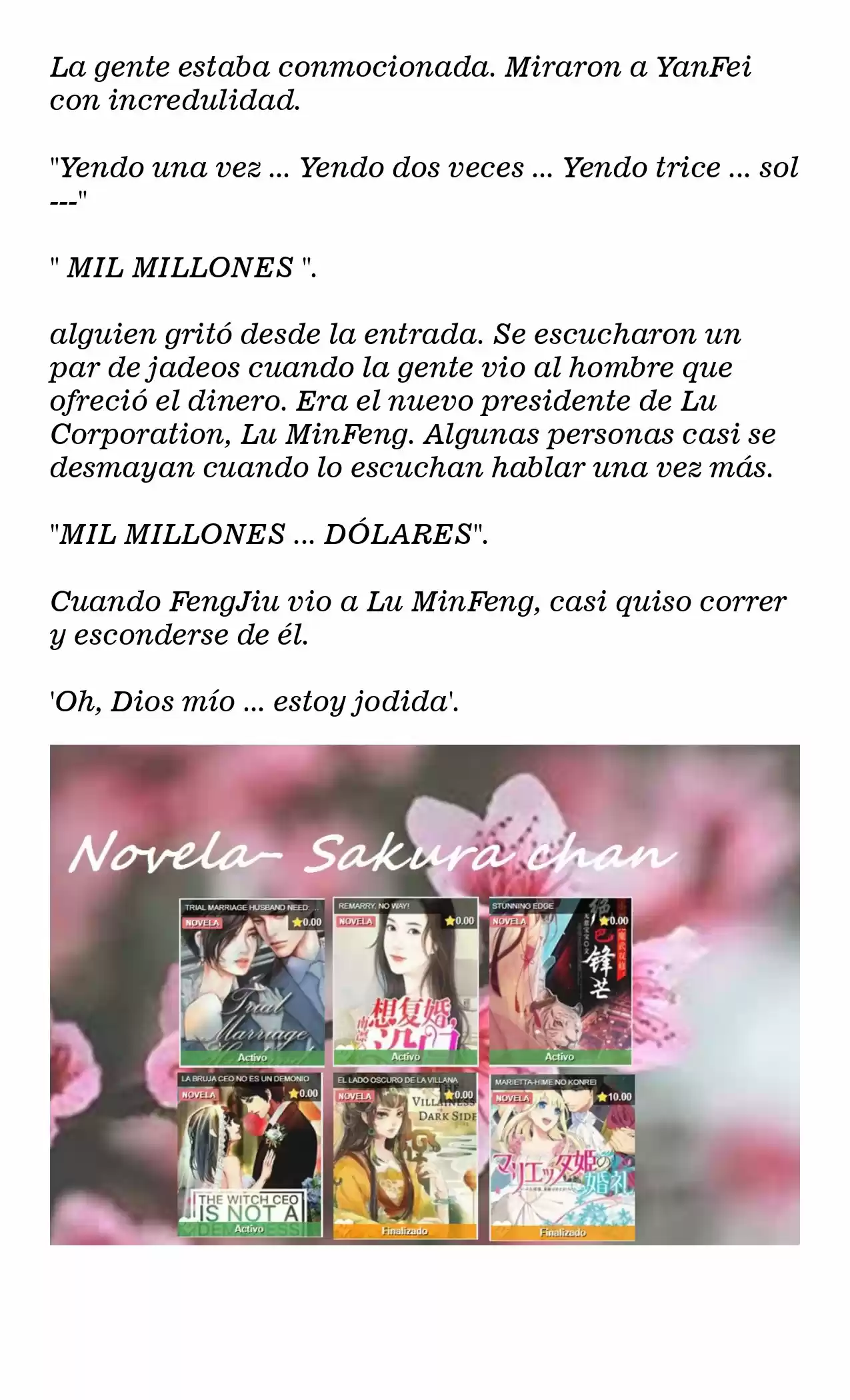 La Bruja CEO No Es Un Demonio (Novela) - Capítulo 85 - Página 8 - LectorTMOo