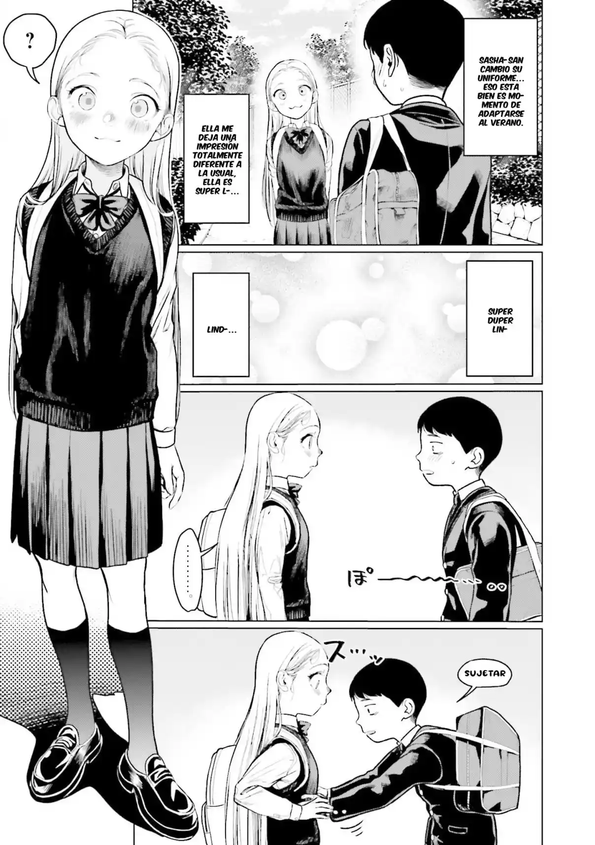 La Chica De Secundaria Sasha-chan Y Su Compañero De Clases Otaku-kun - Capítulo 26 - Página 5 - LectorTMOo