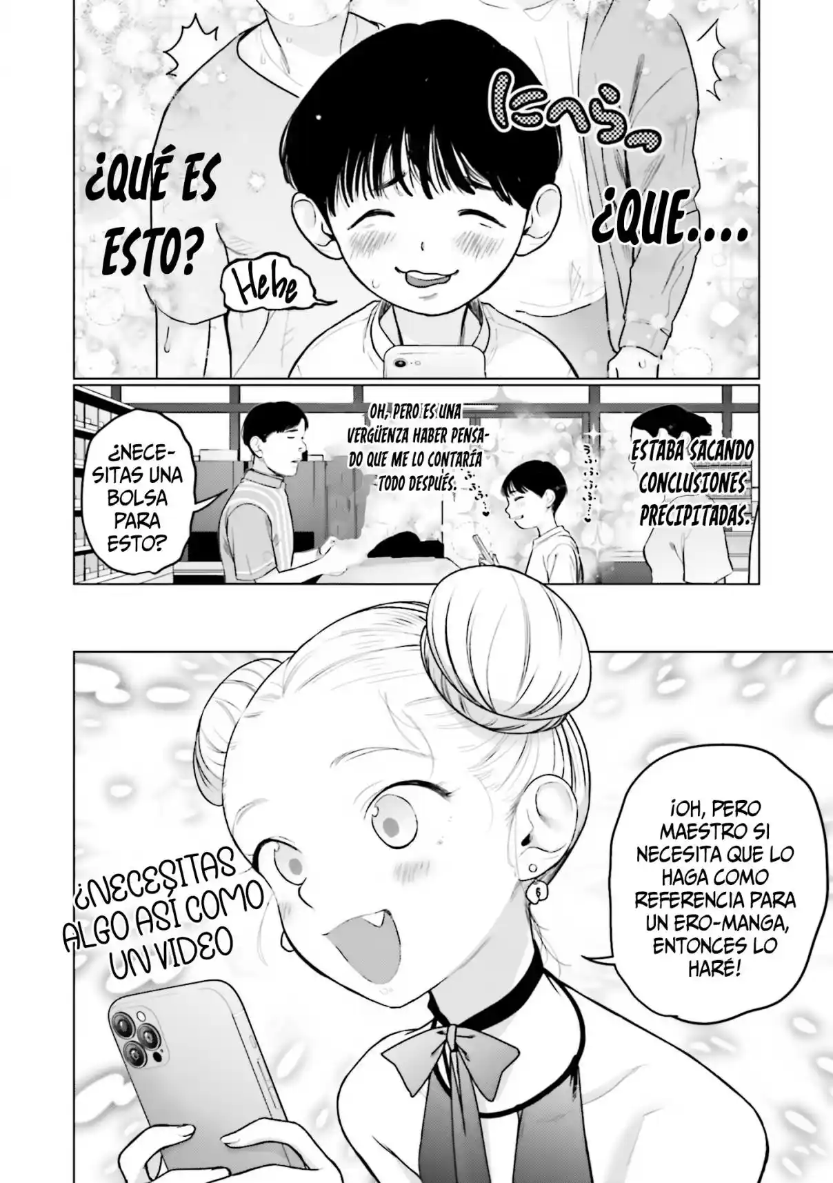 La Chica De Secundaria Sasha-chan Y Su Compañero De Clases Otaku-kun - Capítulo 49 - Página 4 - LectorTMOo