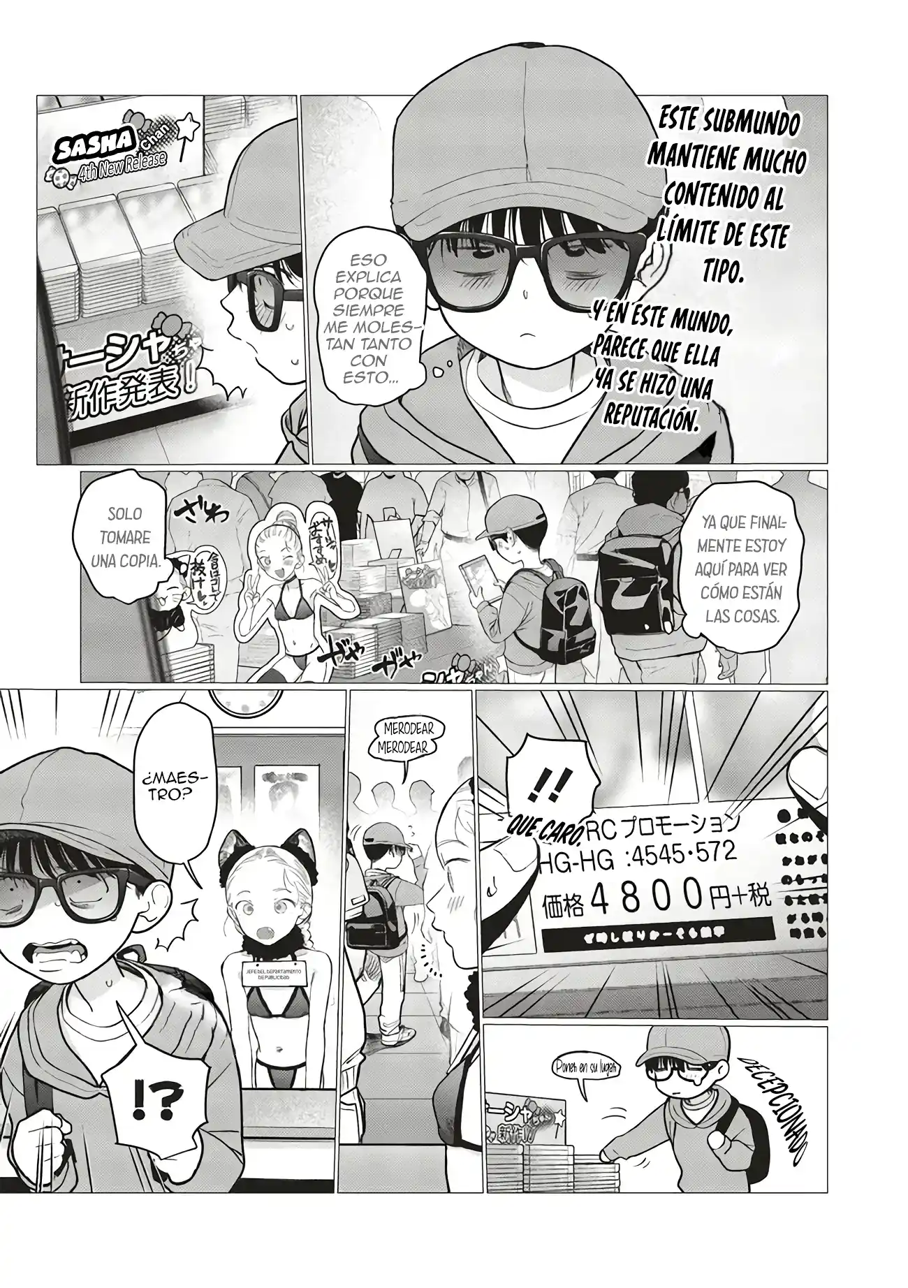 La Chica De Secundaria Sasha-chan Y Su Compañero De Clases Otaku-kun - Capítulo 76 - Página 4 - LectorTMOo