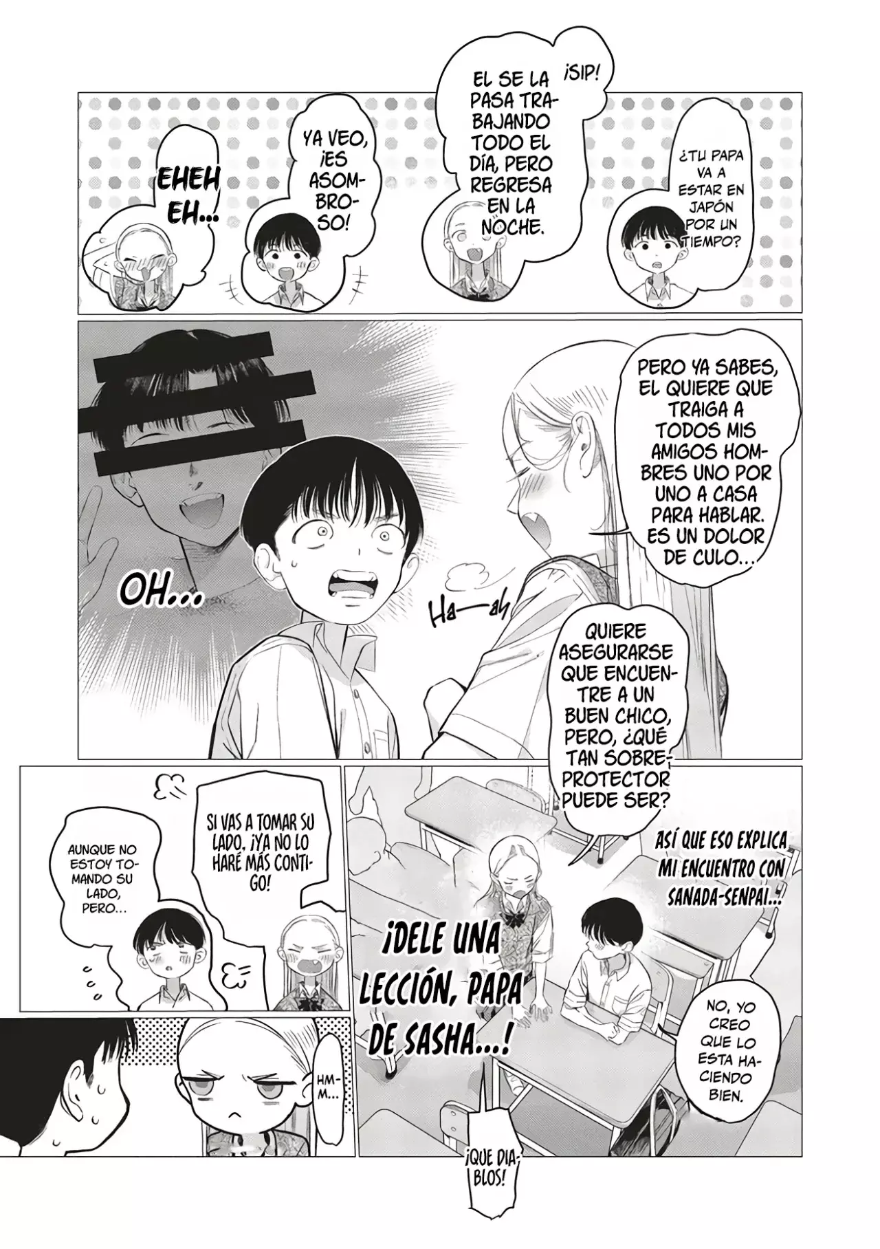 La Chica De Secundaria Sasha-chan Y Su Compañero De Clases Otaku-kun - Capítulo 86 - Página 5 - LectorTMOo