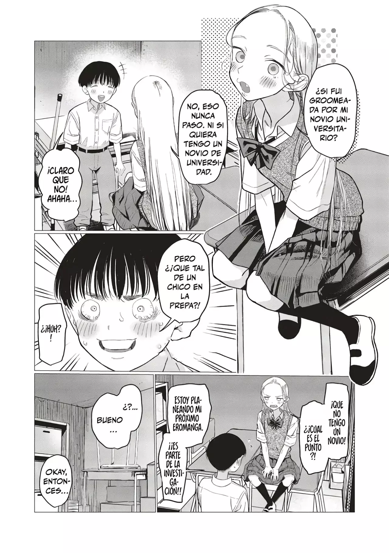 La Chica De Secundaria Sasha-chan Y Su Compañero De Clases Otaku-kun - Capítulo 87 - Página 8 - LectorTMOo