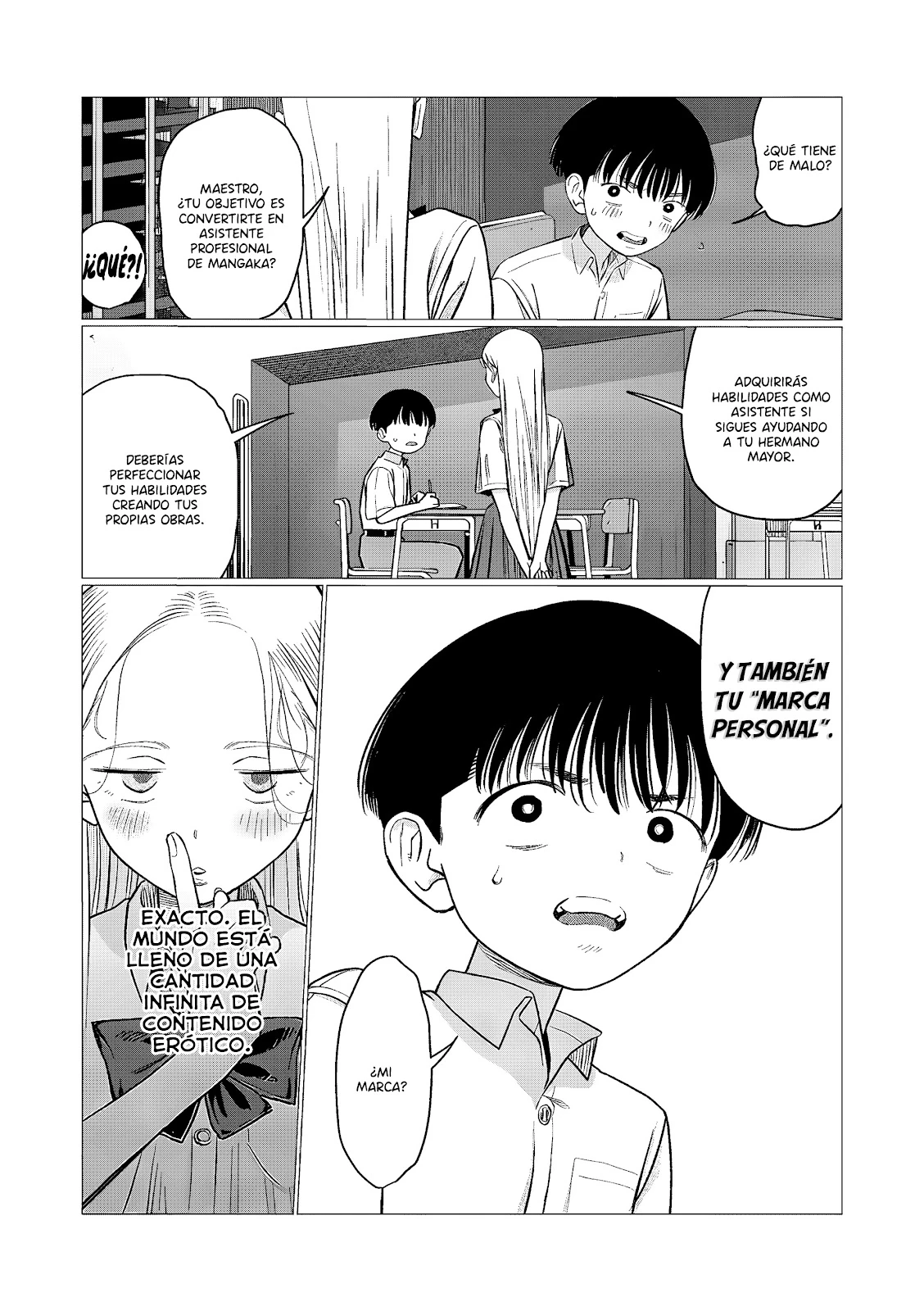 La Chica De Secundaria Sasha-chan Y Su Compañero De Clases Otaku-kun - Capítulo 96 - Página 4 - LectorTMOo