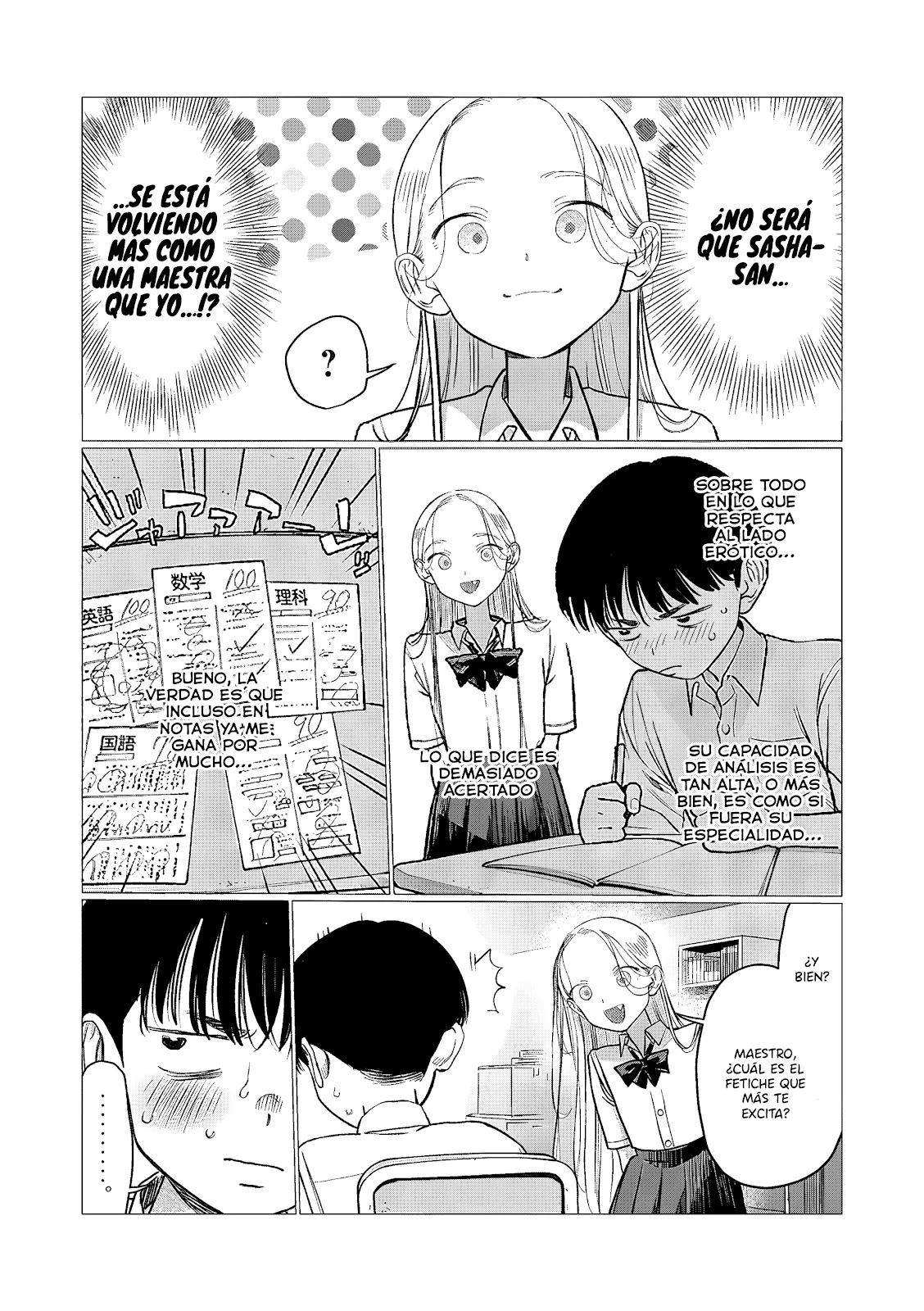 La Chica De Secundaria Sasha-chan Y Su Compañero De Clases Otaku-kun - Capítulo 96 - Página 7 - LectorTMOo