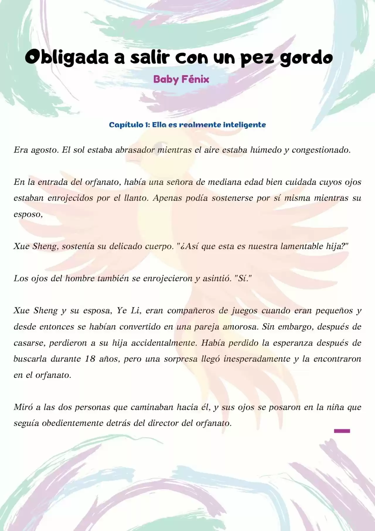 La Chica Inteligente Comprometida A Salir Con Un Pez Gordo (Novela) - Capítulo 1 - Página 2 - LectorTMOo