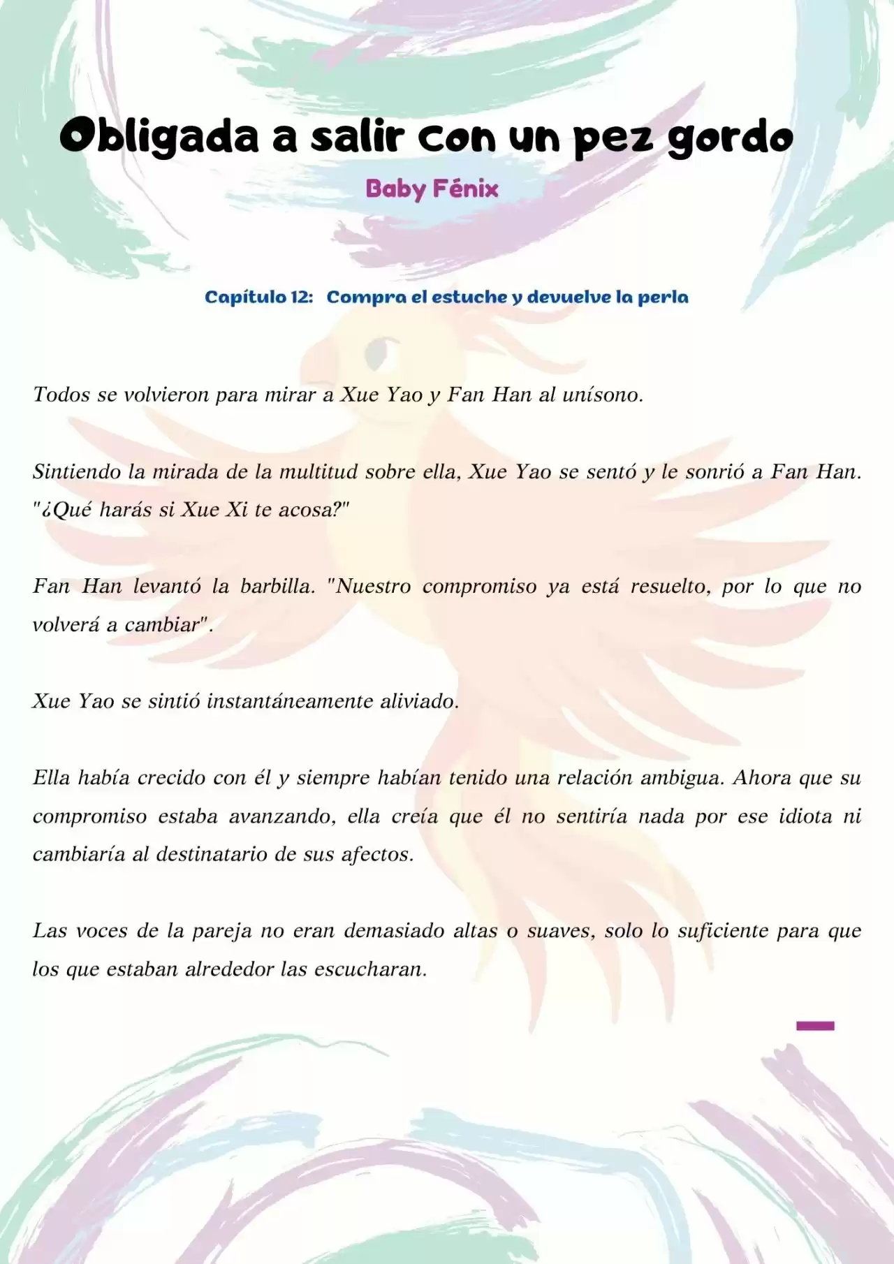 La Chica Inteligente Comprometida A Salir Con Un Pez Gordo (Novela) - Capítulo 12 - Página 2 - LectorTMOo